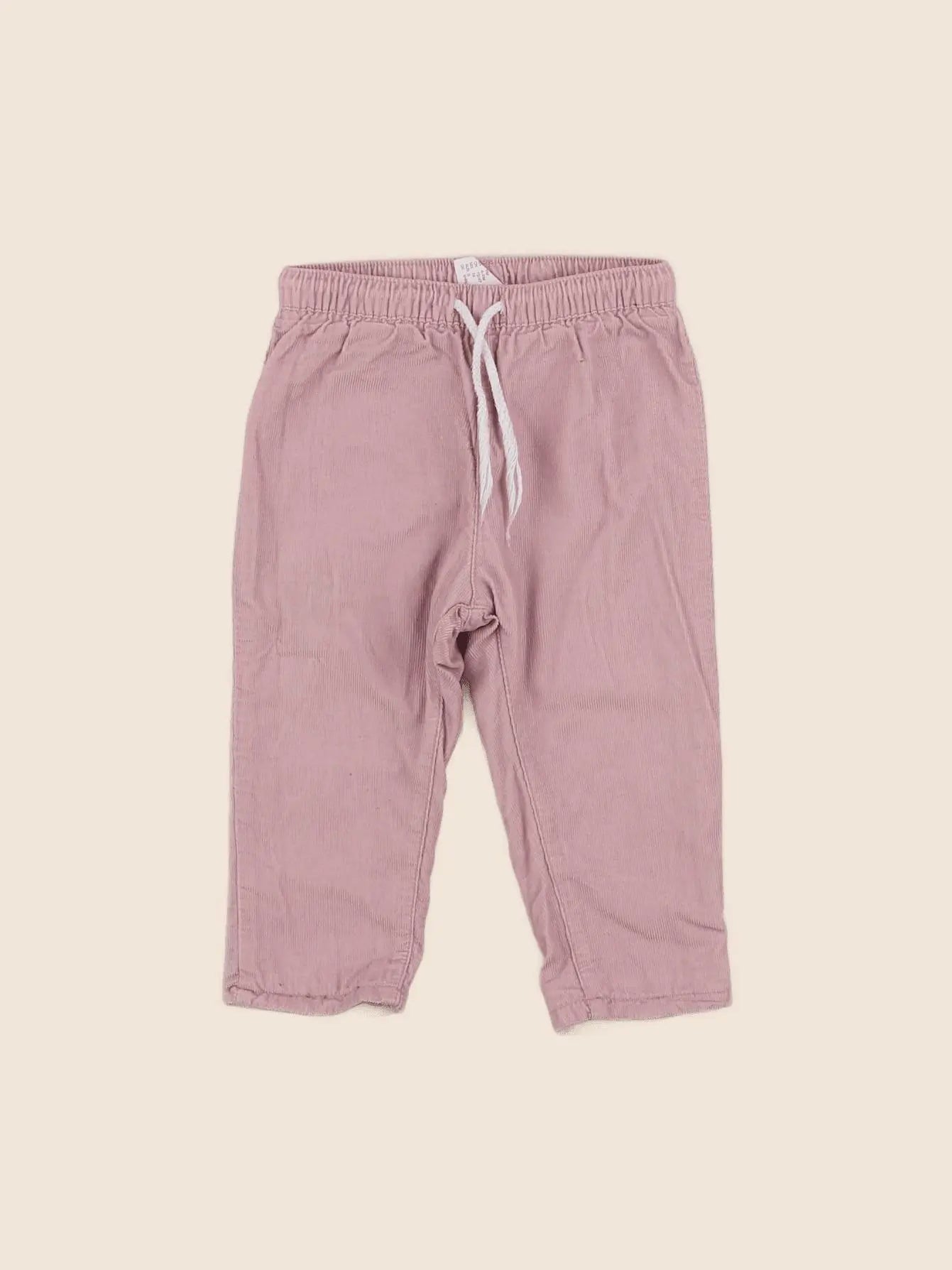H&M - pantalon rose - 6/9 mois