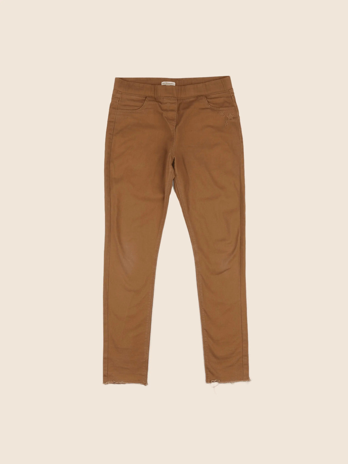 Vertbaudet - jegging marron - 12 ans