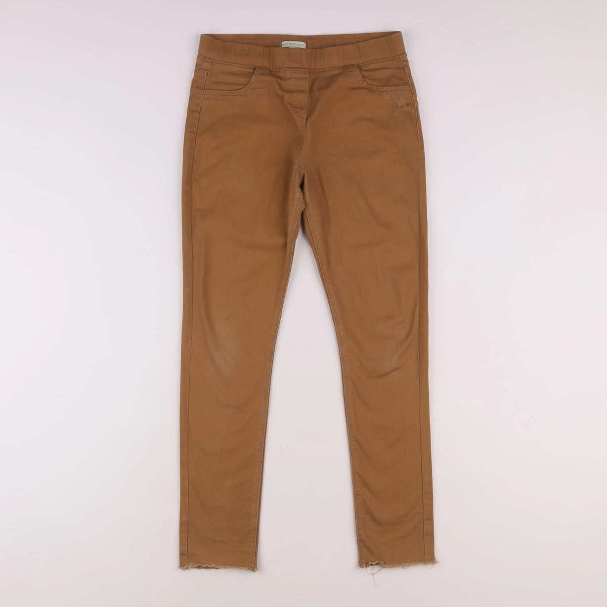 Vertbaudet - jegging marron - 12 ans
