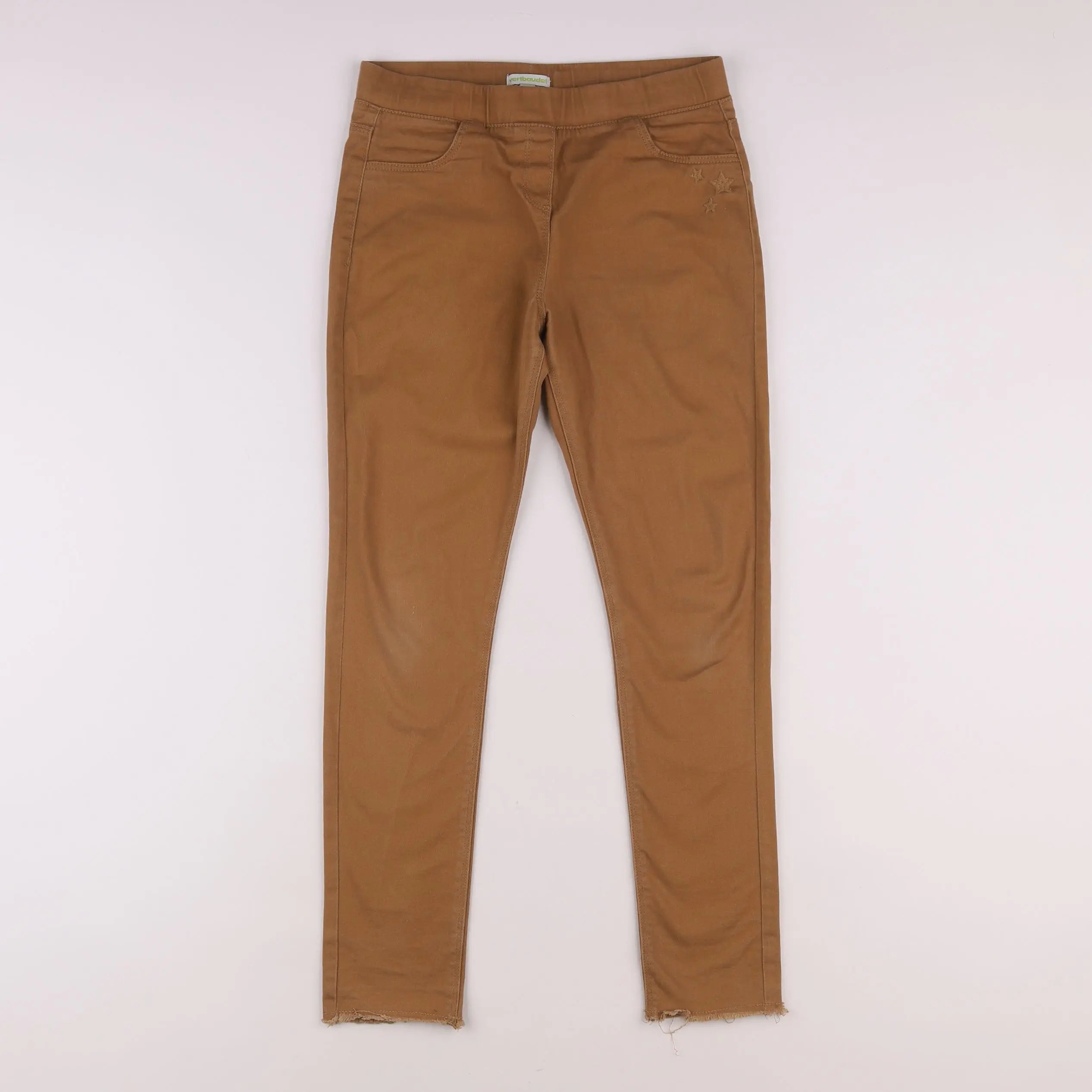 Vertbaudet - jegging marron - 12 ans