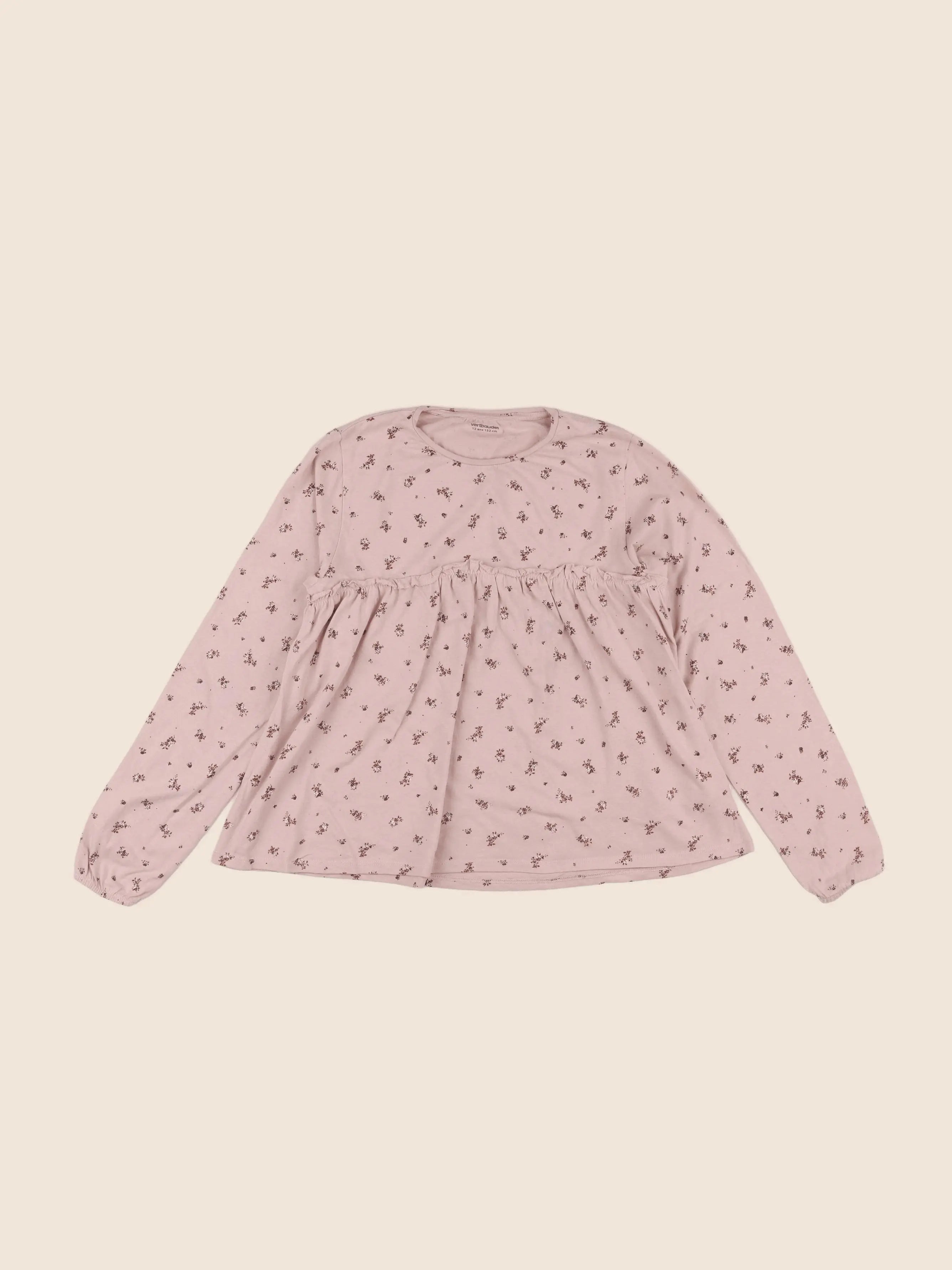 Vertbaudet - tee-shirt rose - 12 ans
