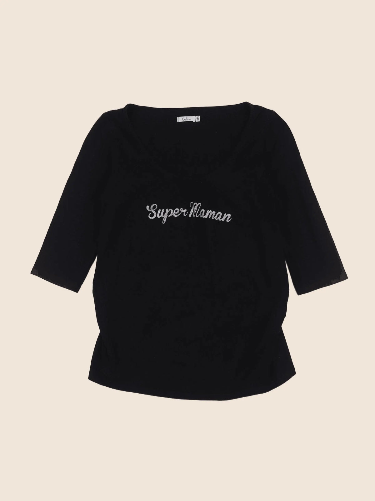 Vertbaudet - tee-shirt grossesse noir - 42 à 44