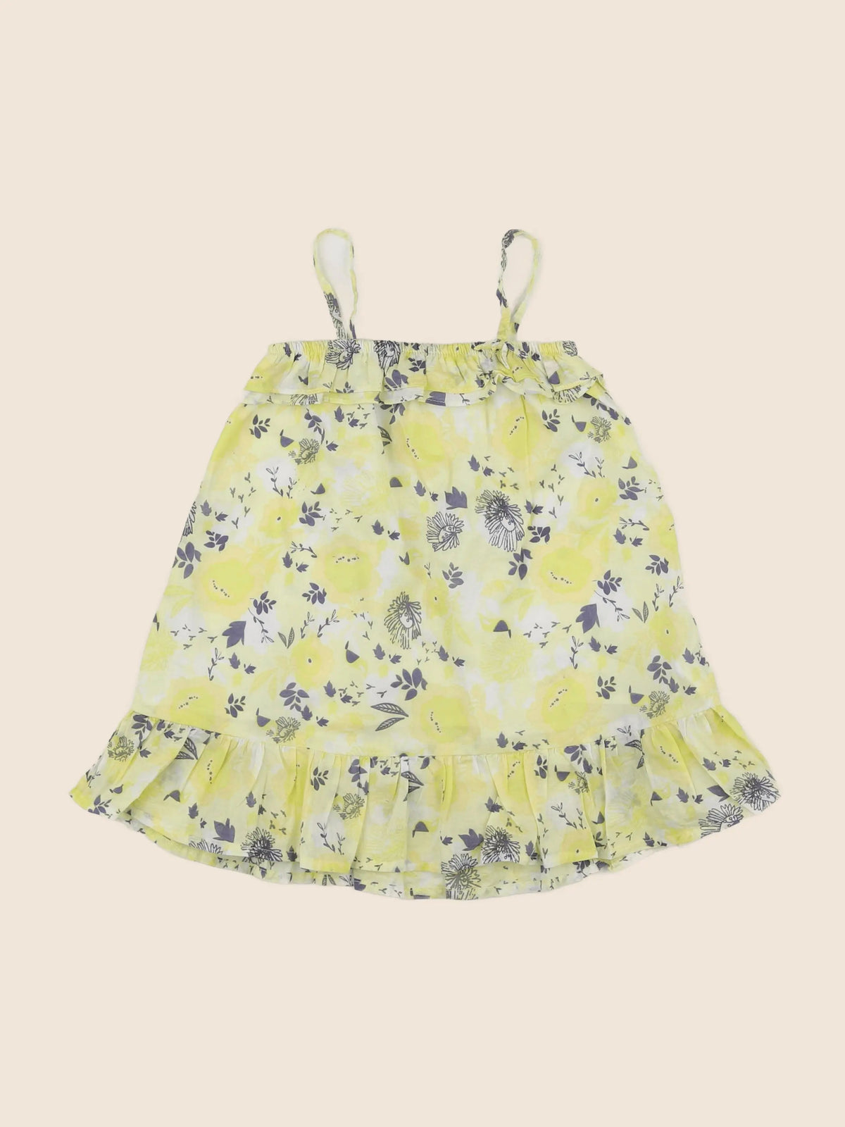 Vertbaudet - robe jaune - 18 mois