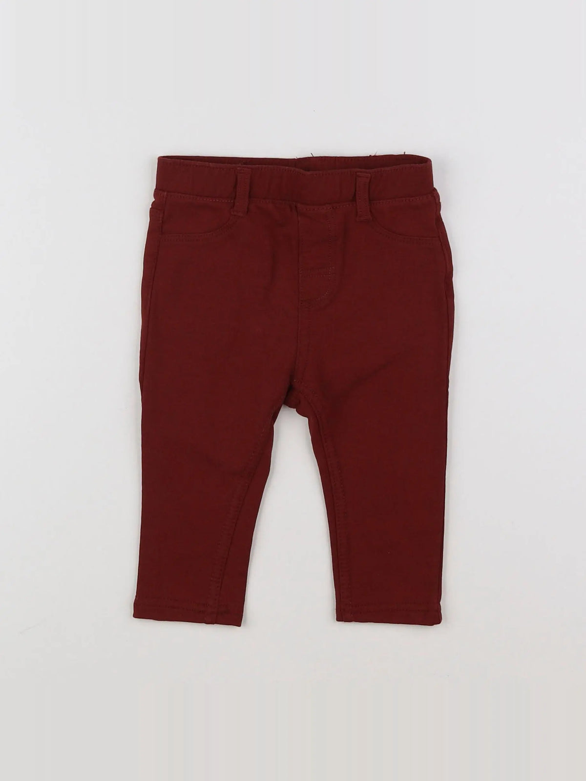 H&M - jegging rouge - 9 mois