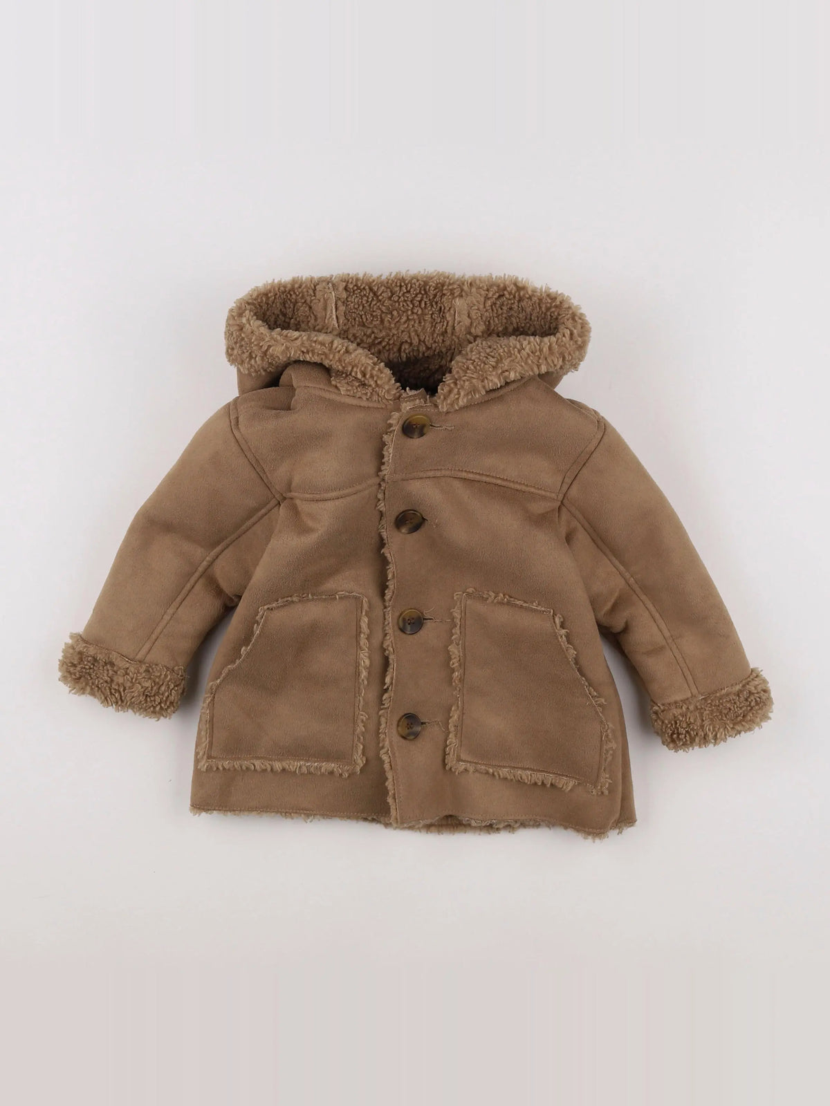 Zara - veste marron - 9/12 mois