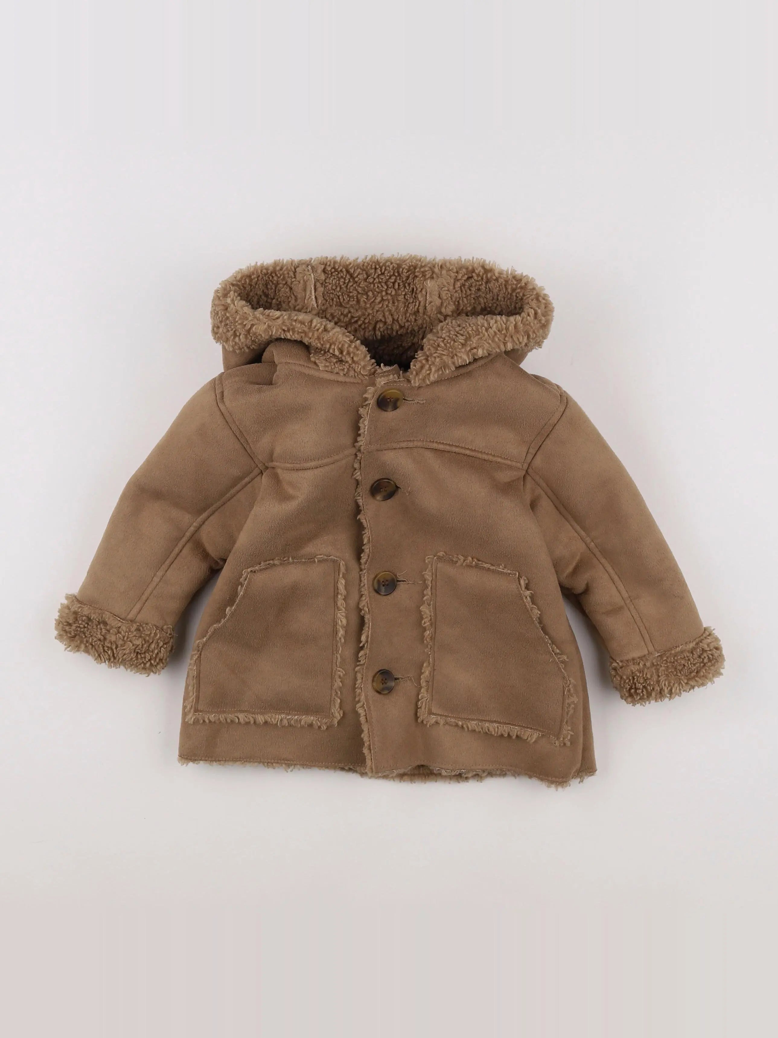 Zara - veste marron - 9/12 mois
