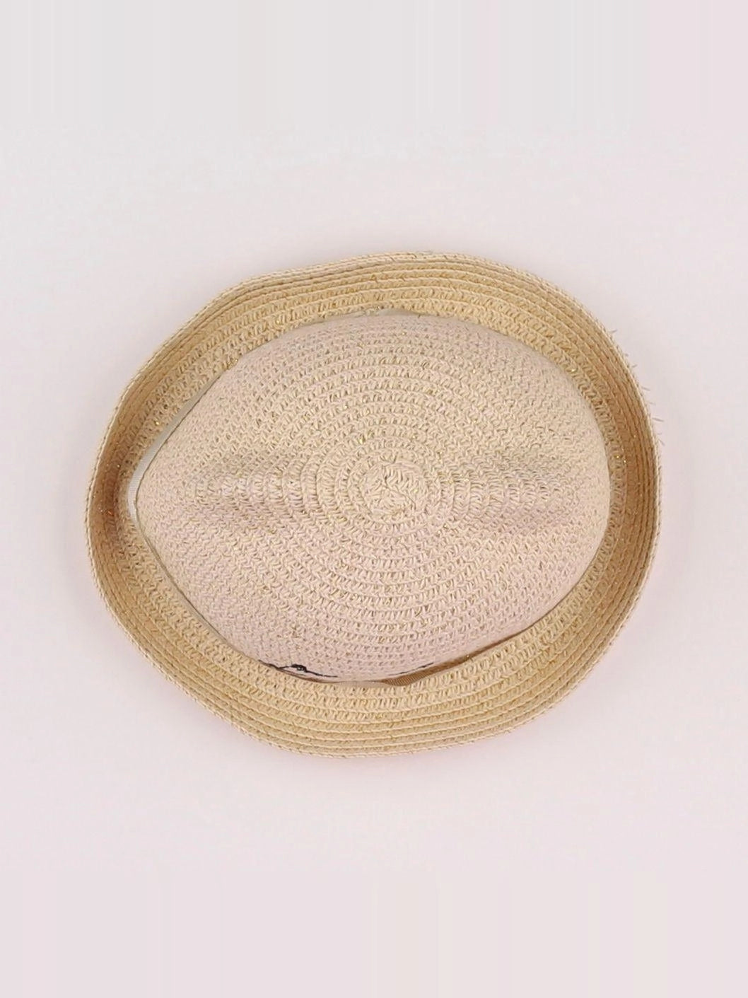 Vertbaudet - chapeau beige, or - 3/6 mois