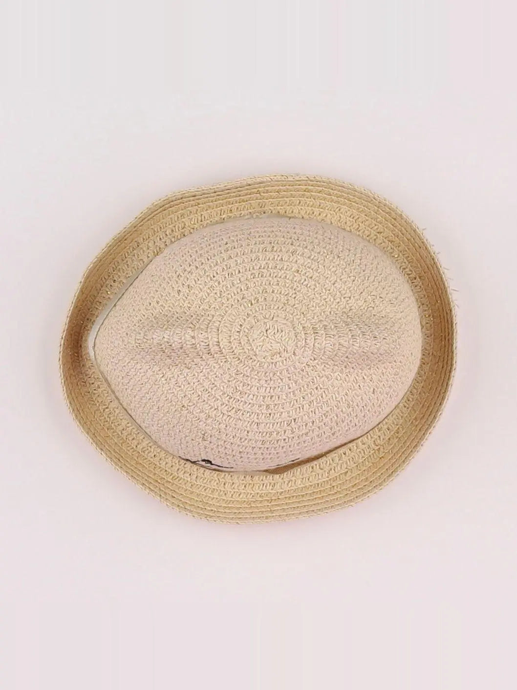 Vertbaudet - chapeau beige, or - 3/6 mois