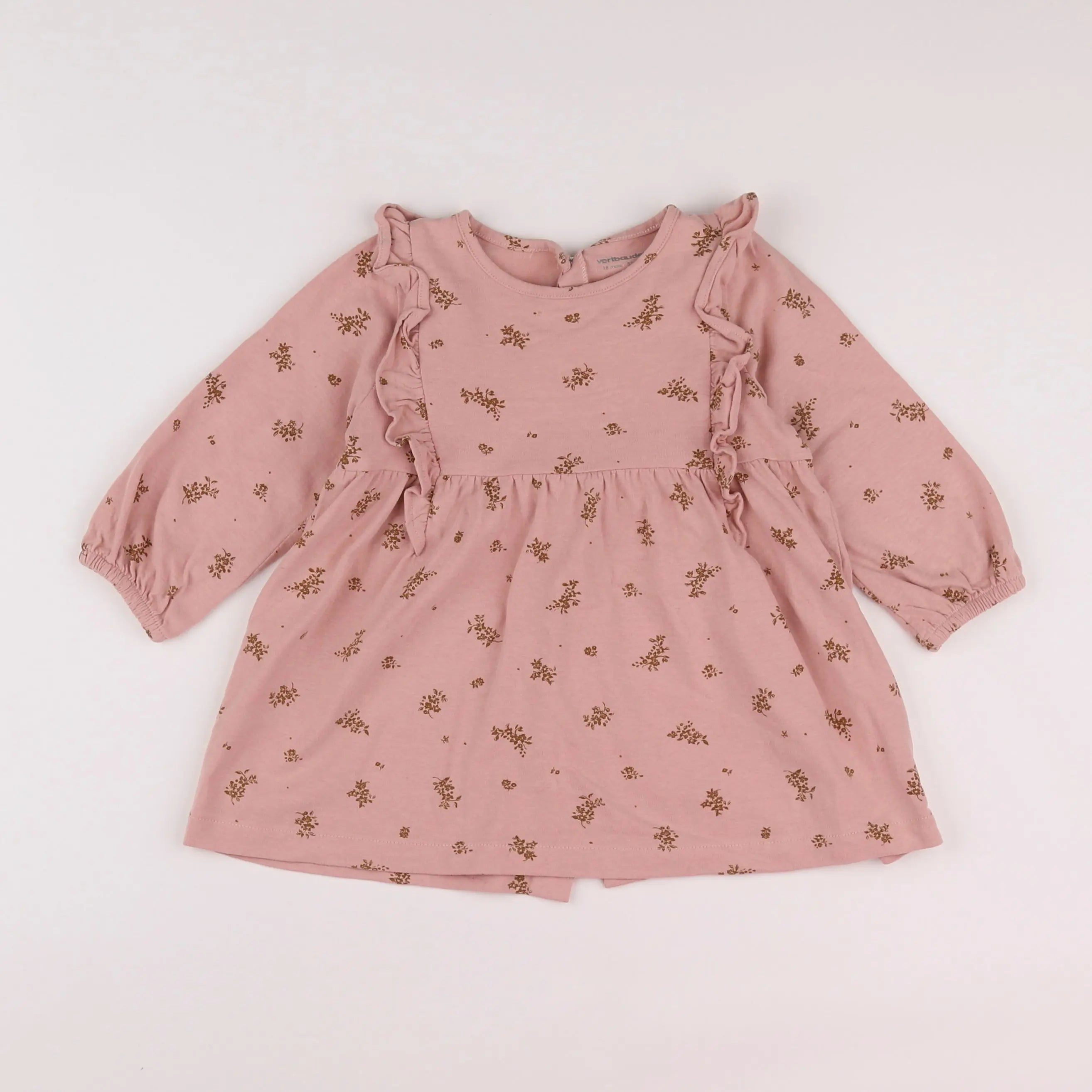 Vertbaudet - robe rose - 18 mois