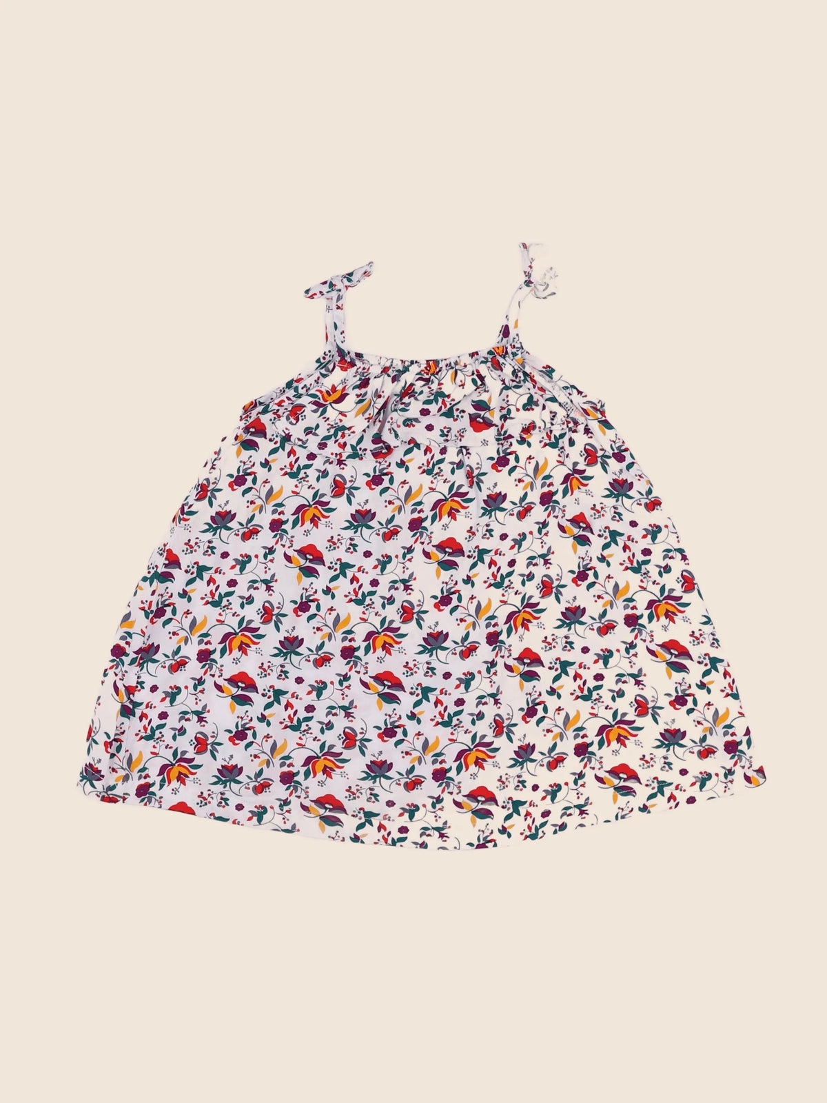Vertbaudet - robe multicolore - 18 mois
