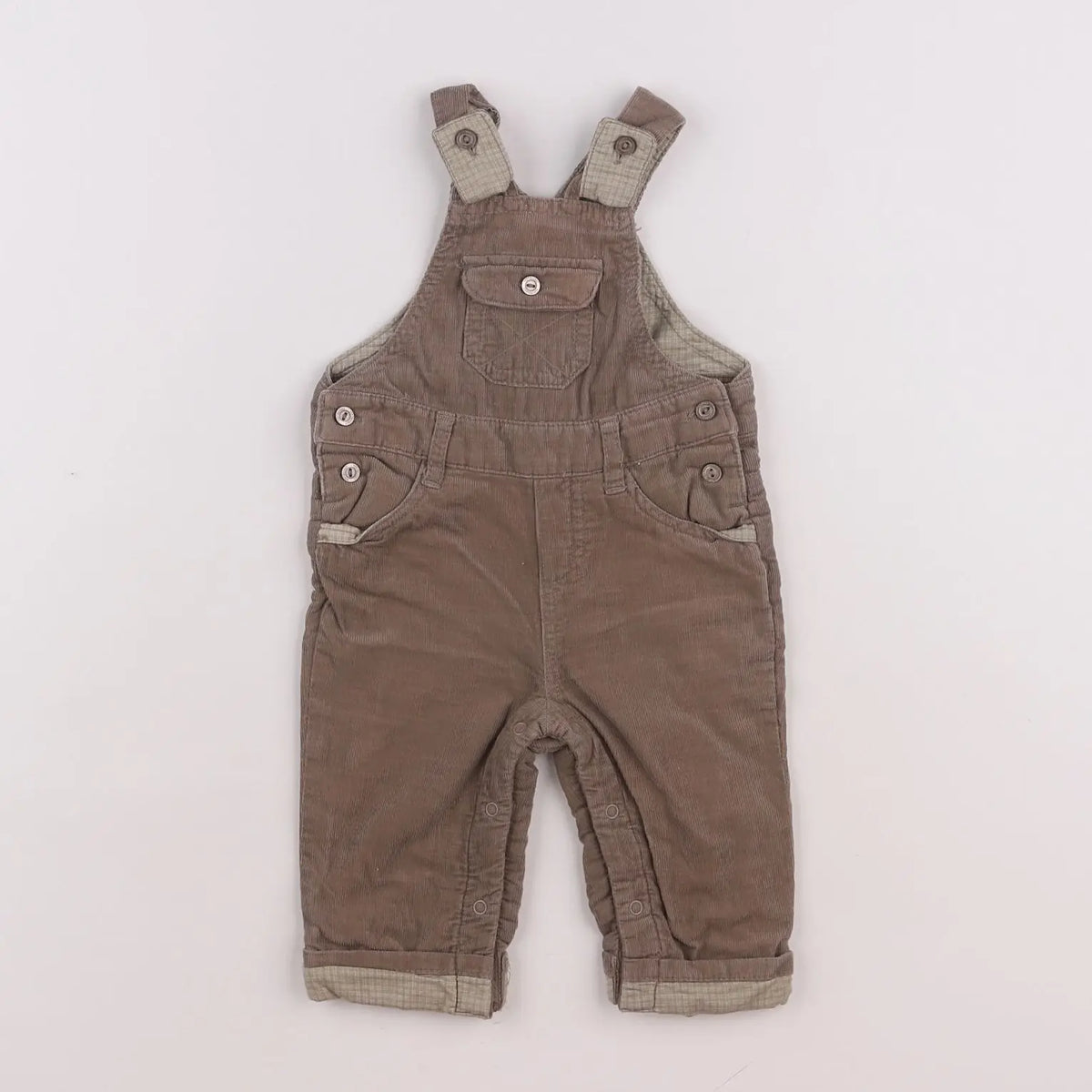 Vertbaudet - combinaison marron - 3 mois