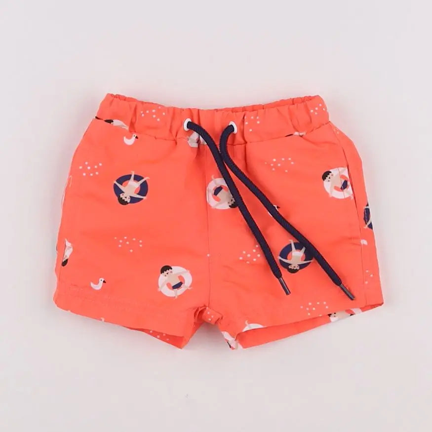 Vertbaudet - maillot de bain rose - 3 mois