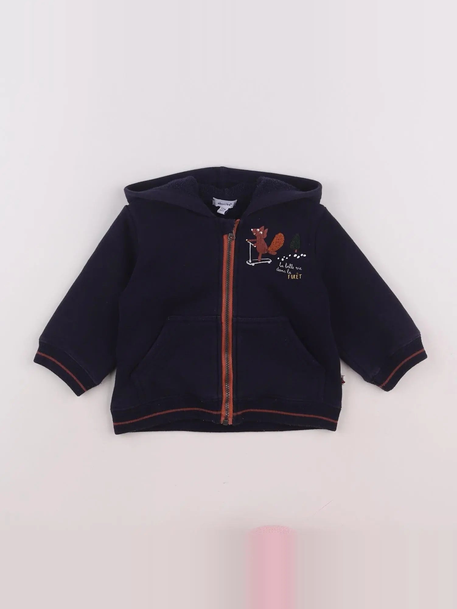 Absorba - sweat bleu - 12 mois