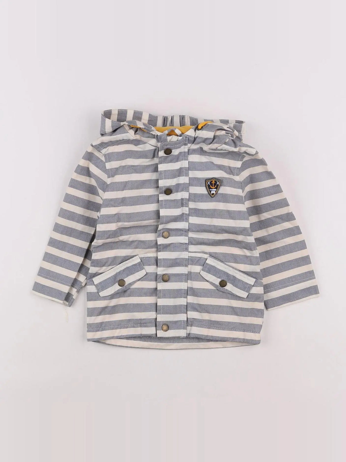 Vertbaudet - imperméable gris - 12 mois
