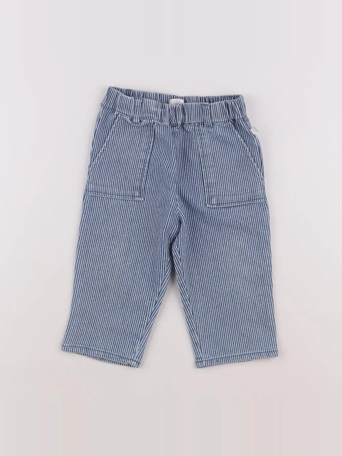 Cadet Rousselle - pantalon bleu - 12 mois