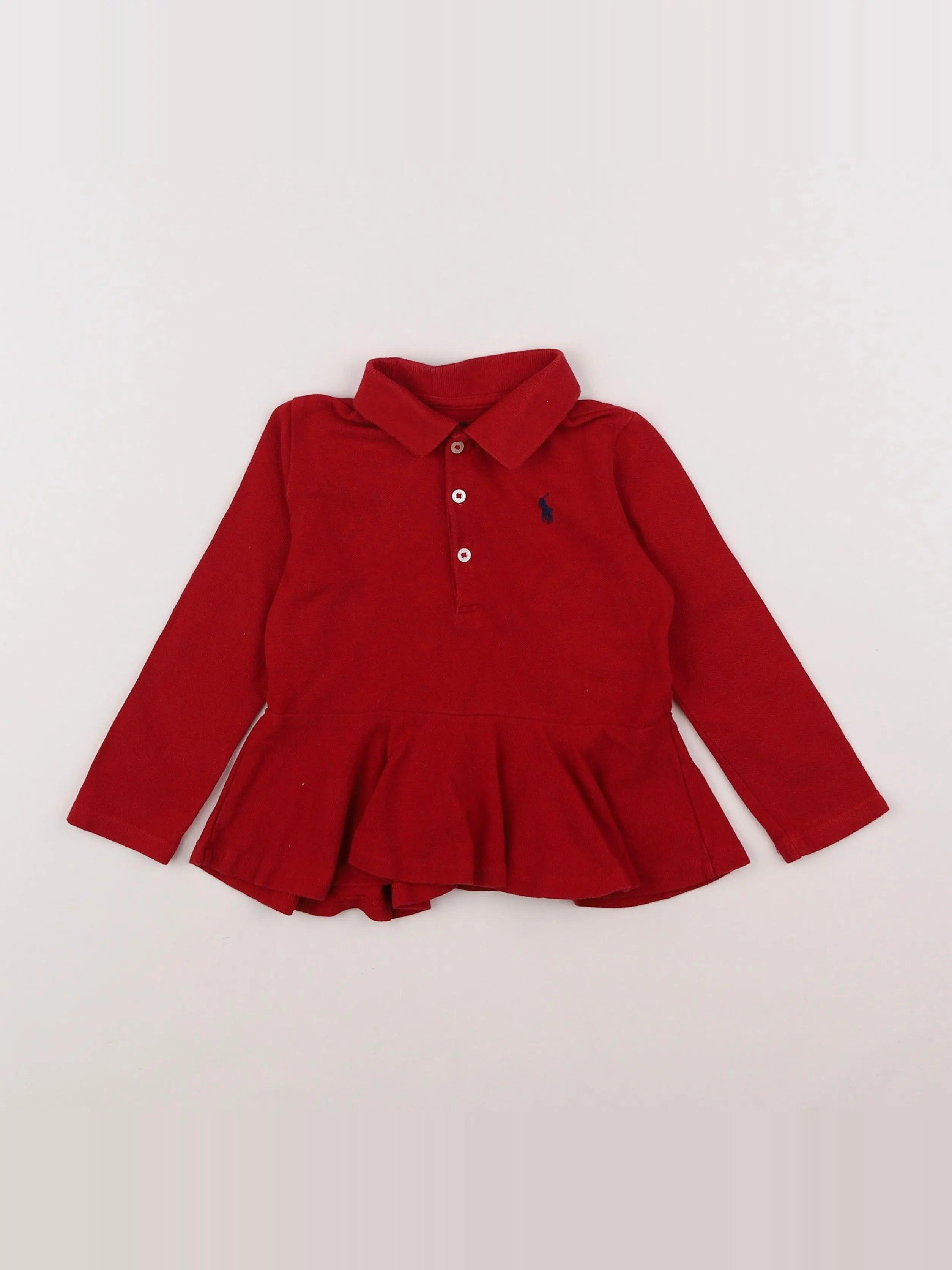 Ralph Lauren - polo rouge - 2 ans