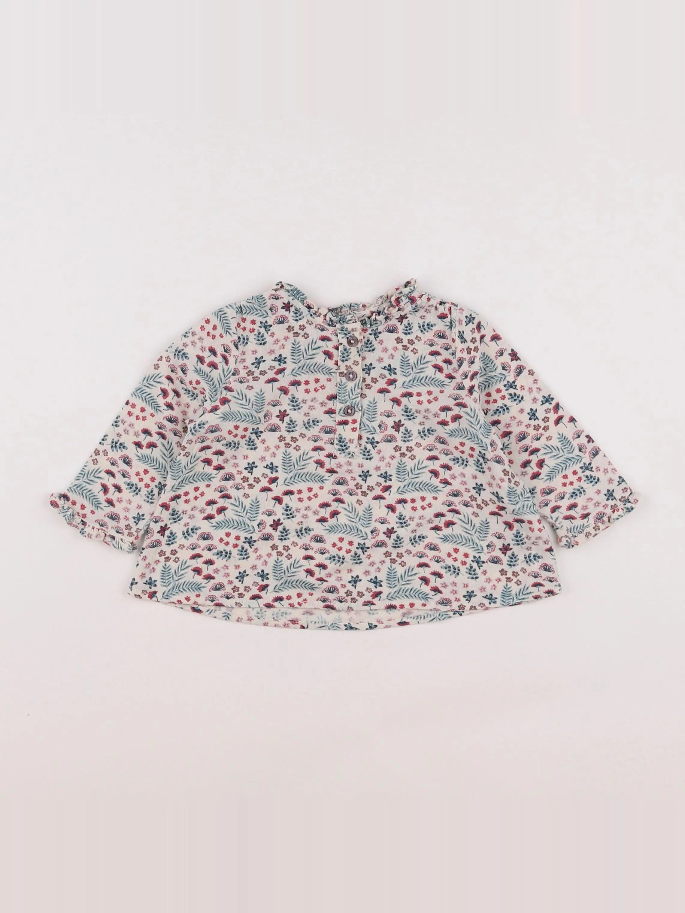 Boutchou - blouse beige - 6 mois