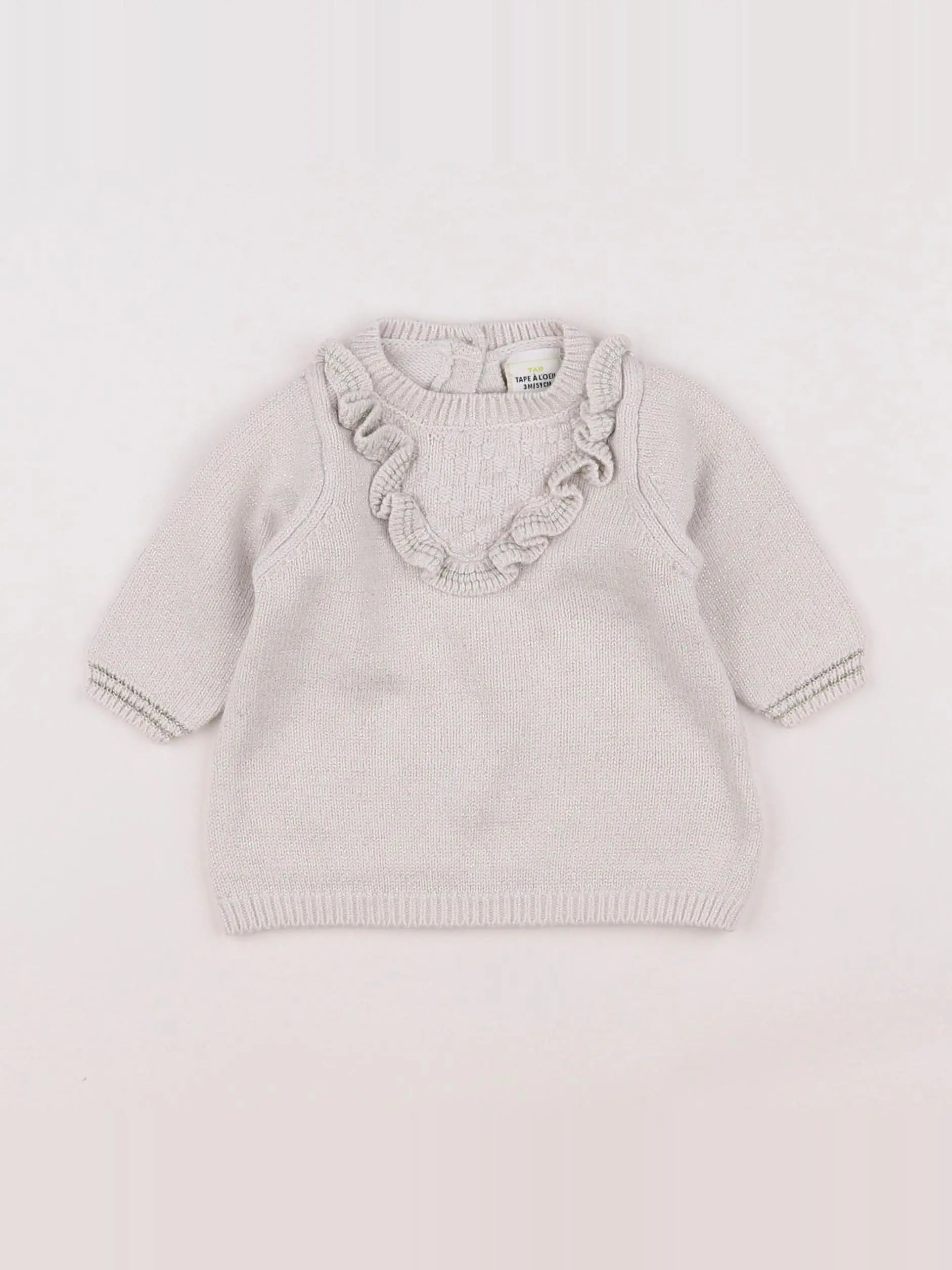 Tape à l'oeil - pull or, beige - 3 mois