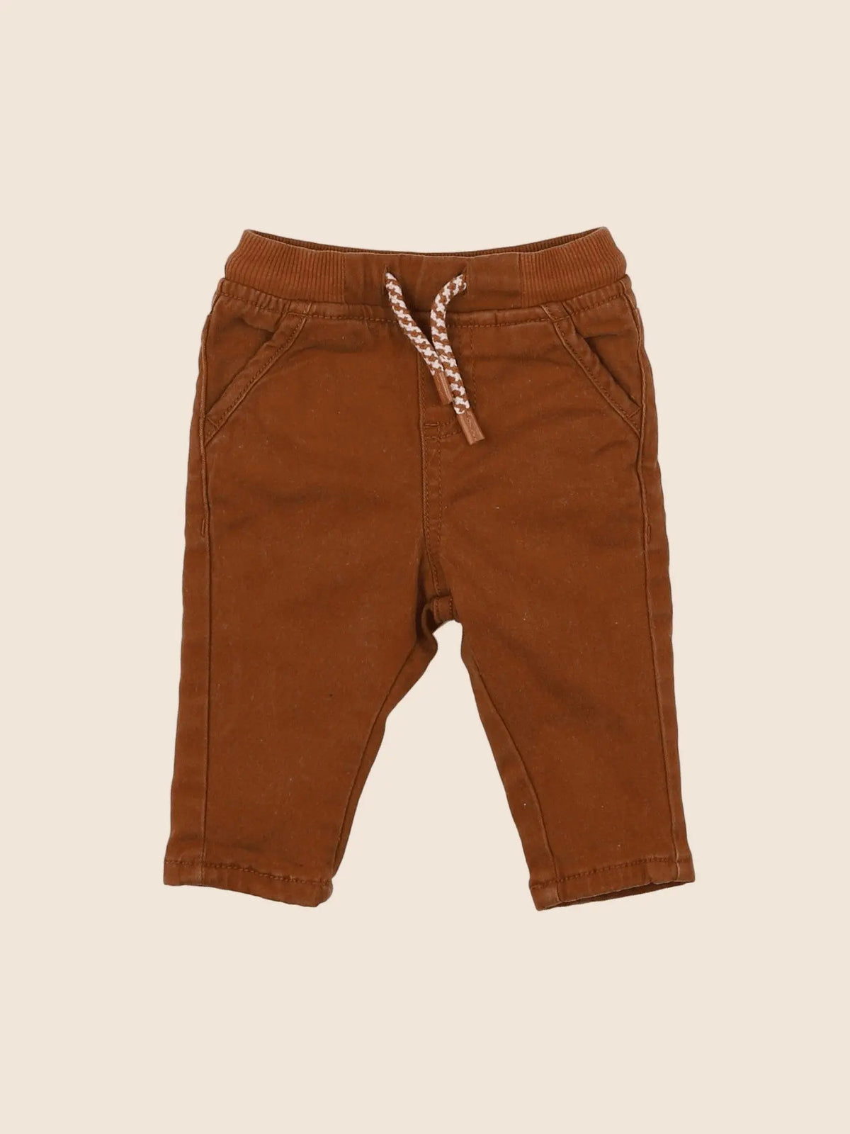 Vertbaudet - pantalon marron - 3 mois