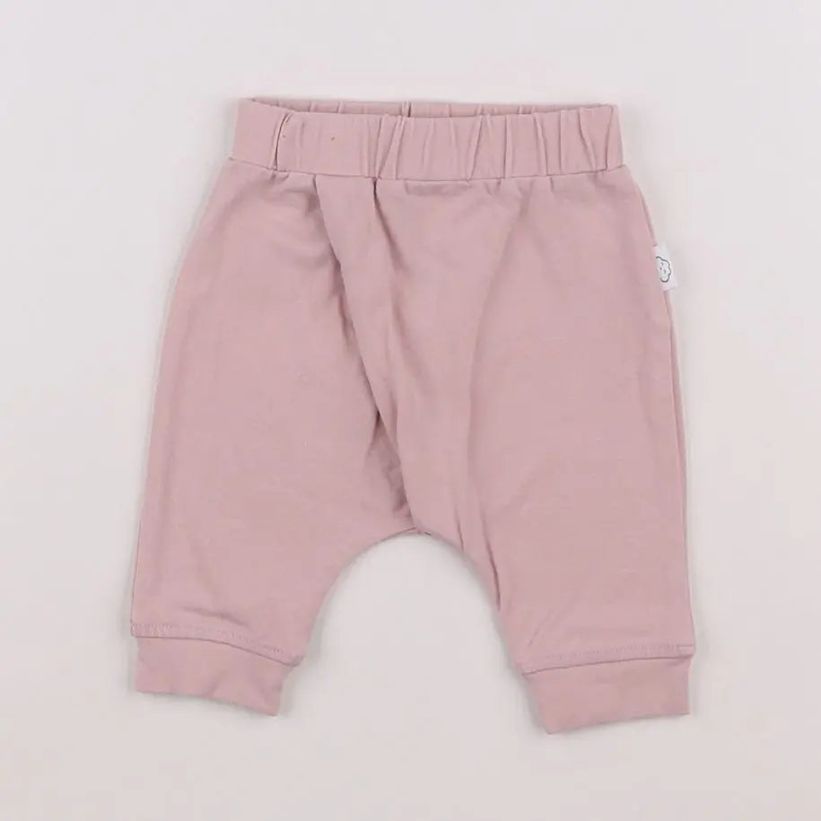 Vertbaudet - legging rose - 3 mois
