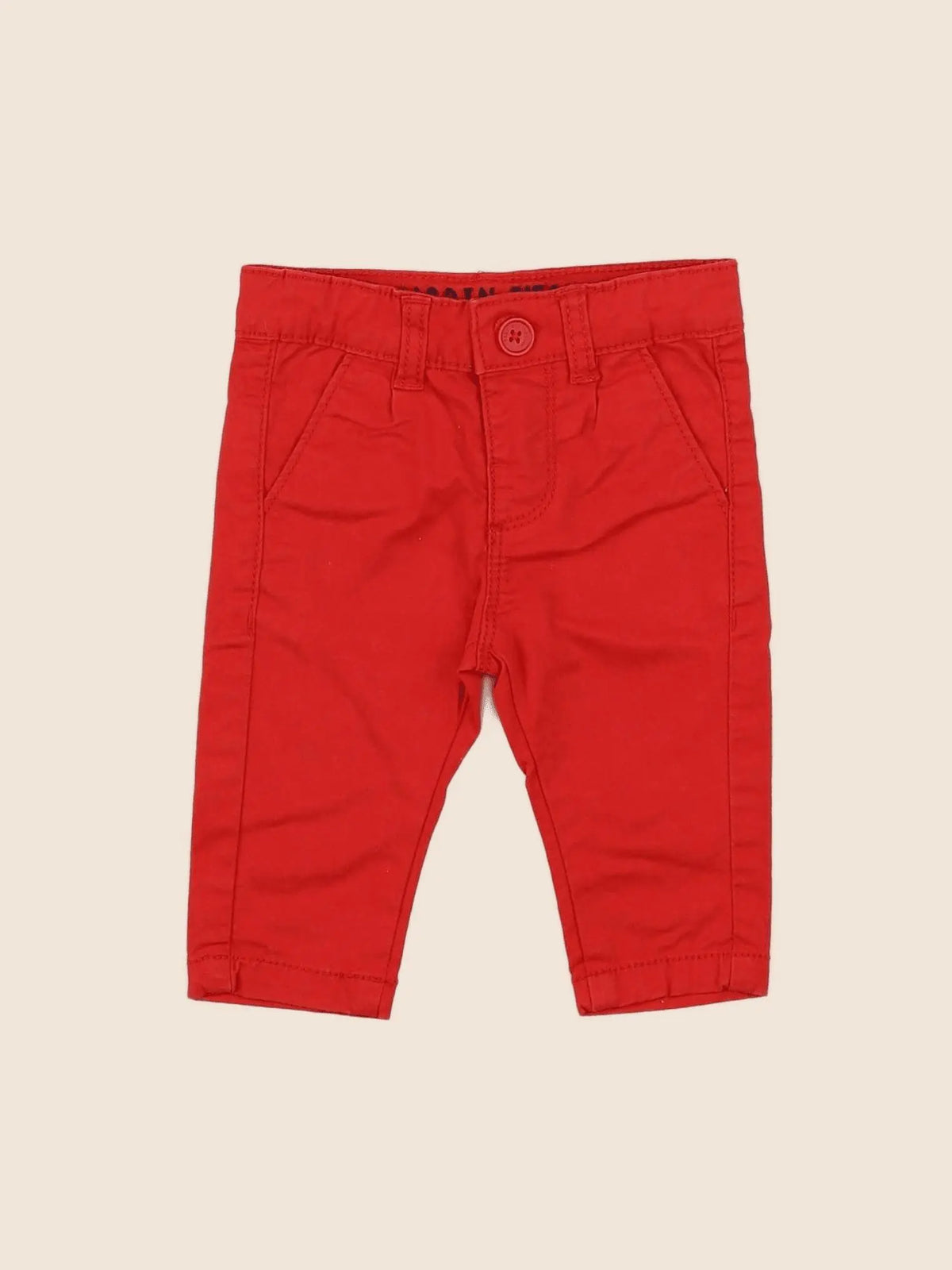 Tape à l'oeil - pantalon rouge - 3 mois