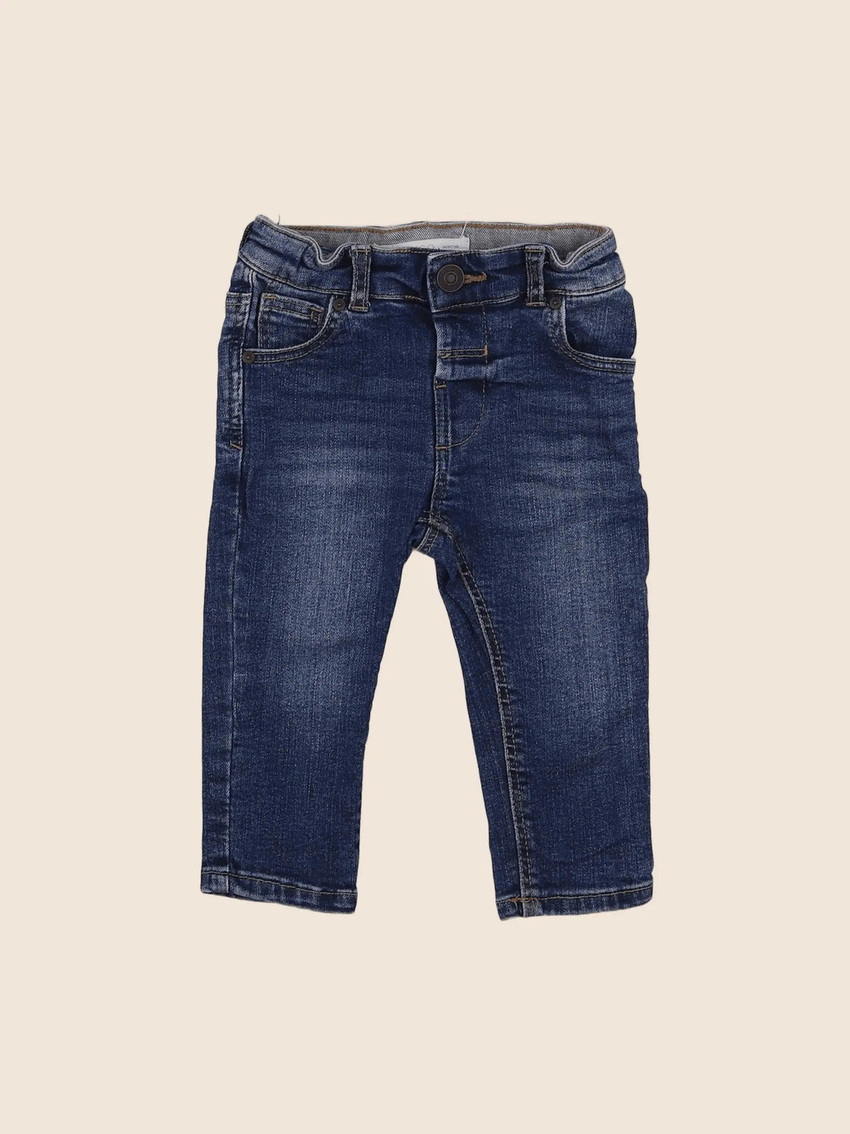 Mango - jean bleu - 6/9 mois