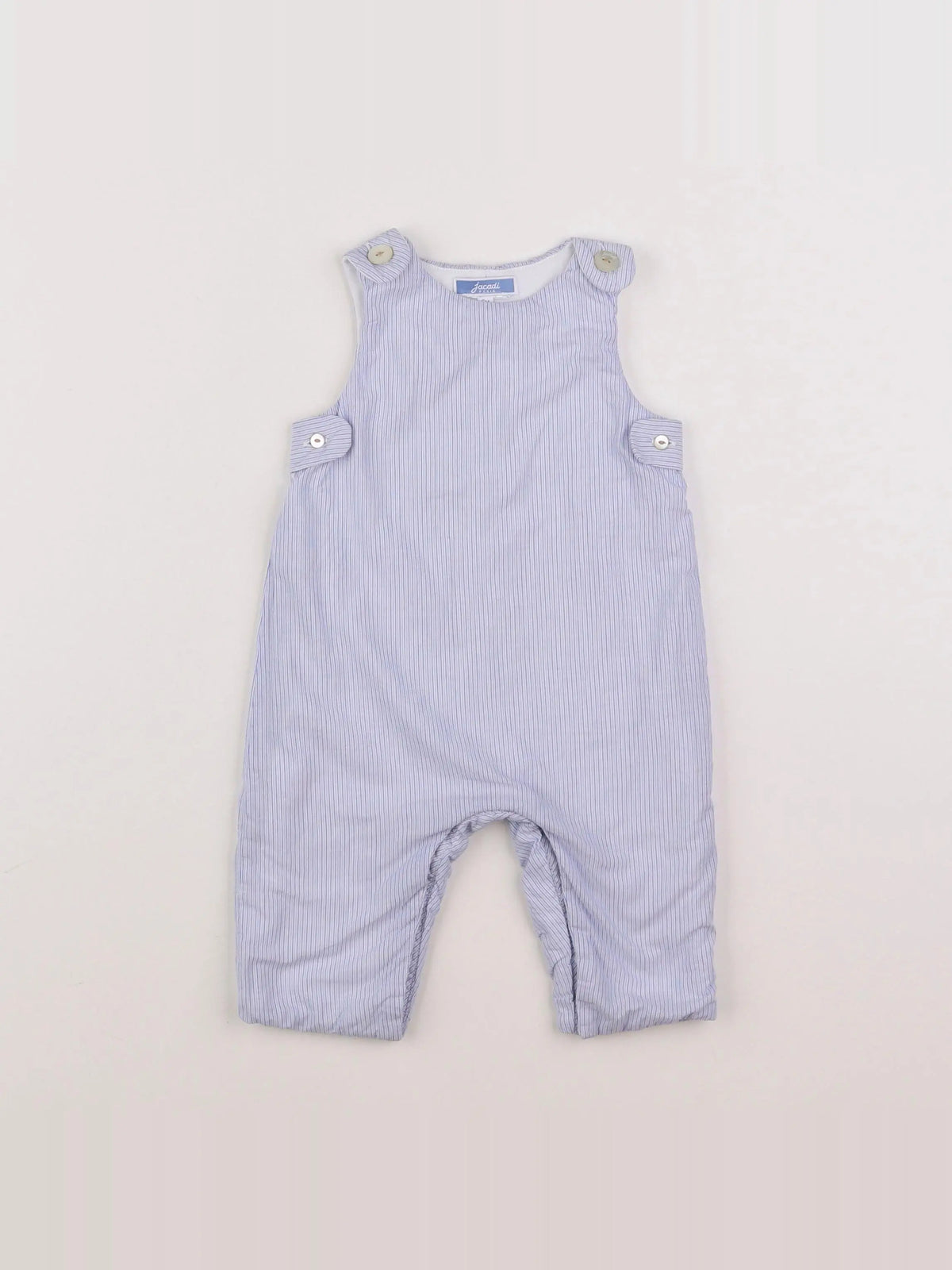 Jacadi - combinaison bleu, blanc - 6 mois