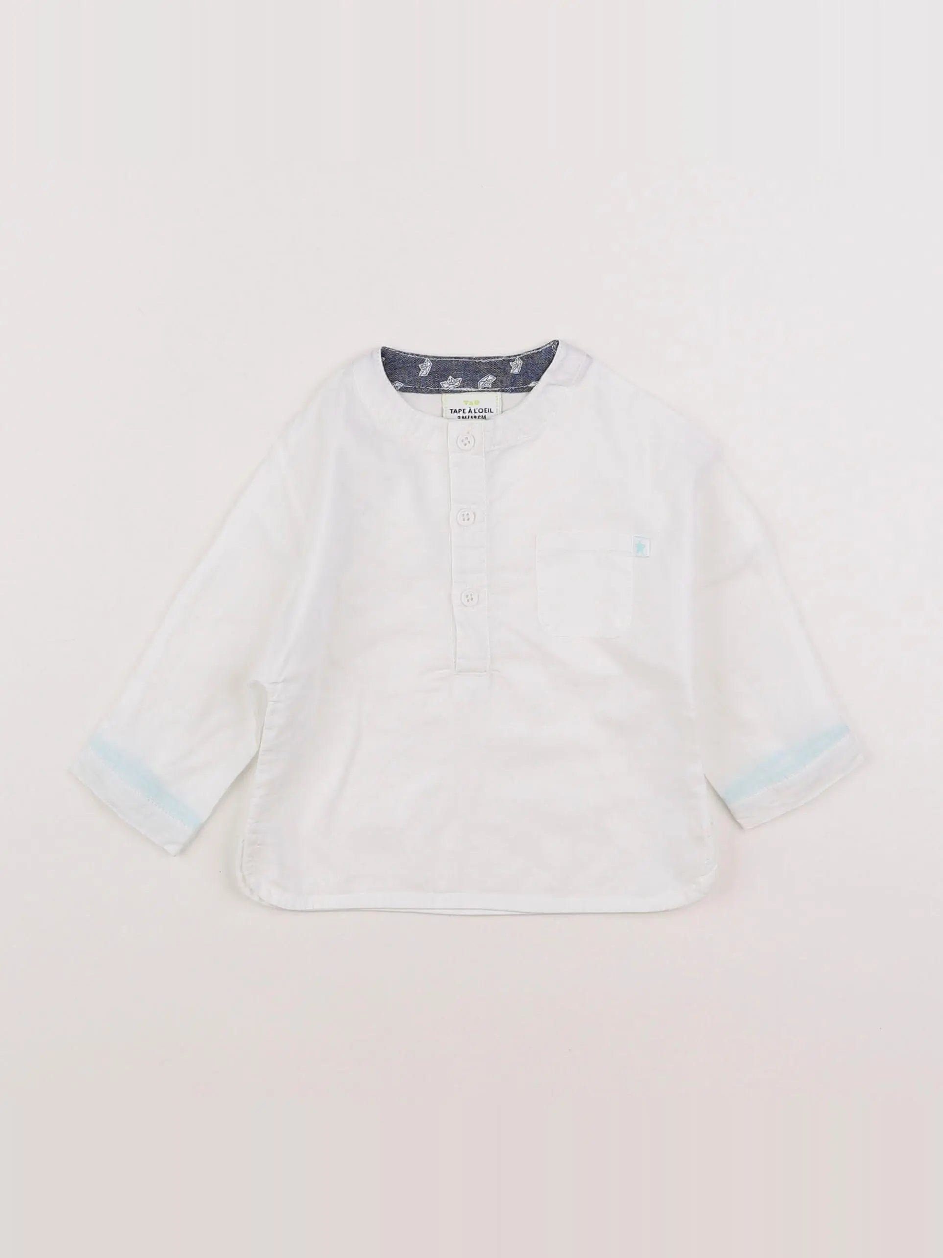 Tape à l'oeil - chemise blanc - 3 mois