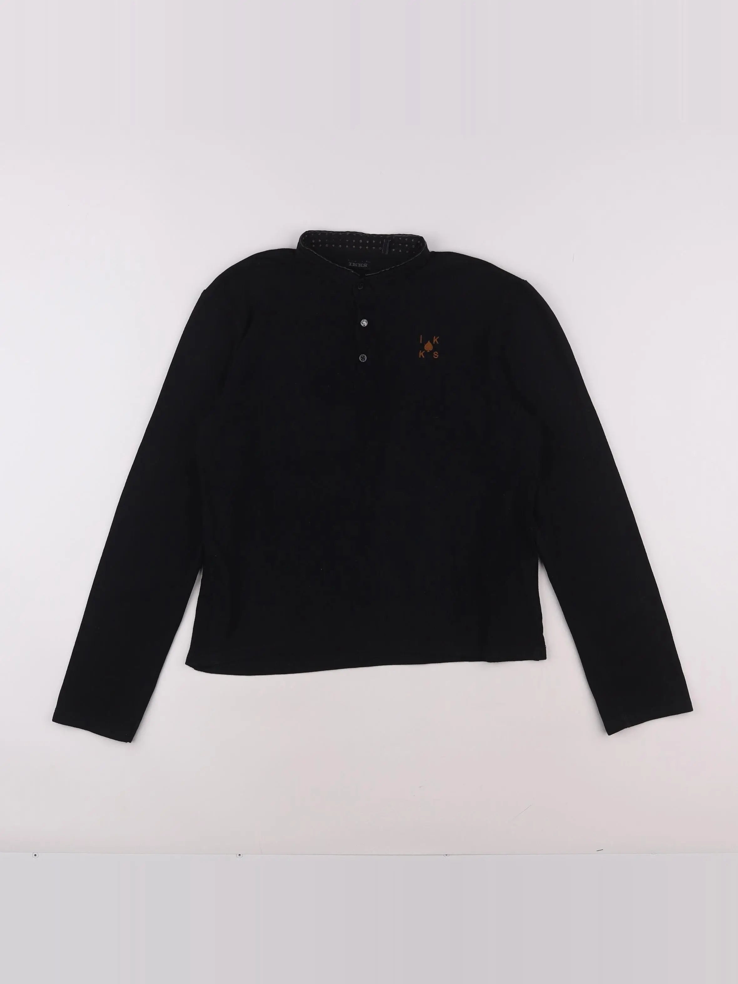 IKKS - polo noir - 12 ans