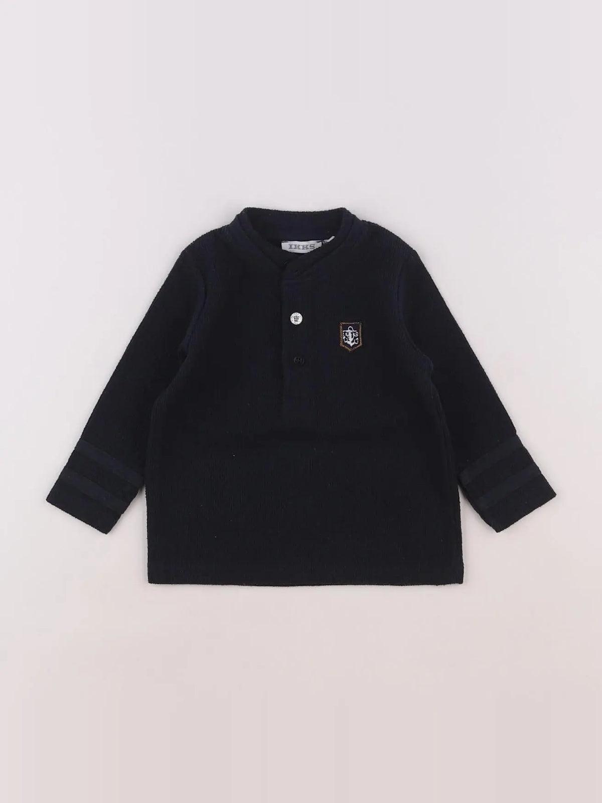 IKKS - polo bleu - 6 mois