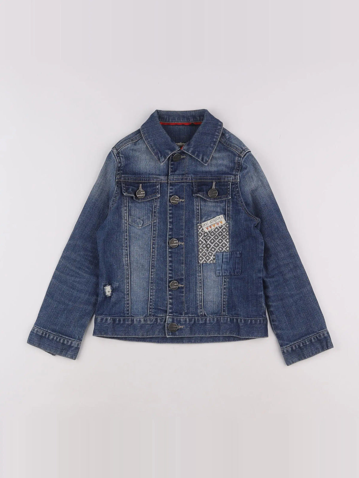IKKS - veste bleu - 6 ans
