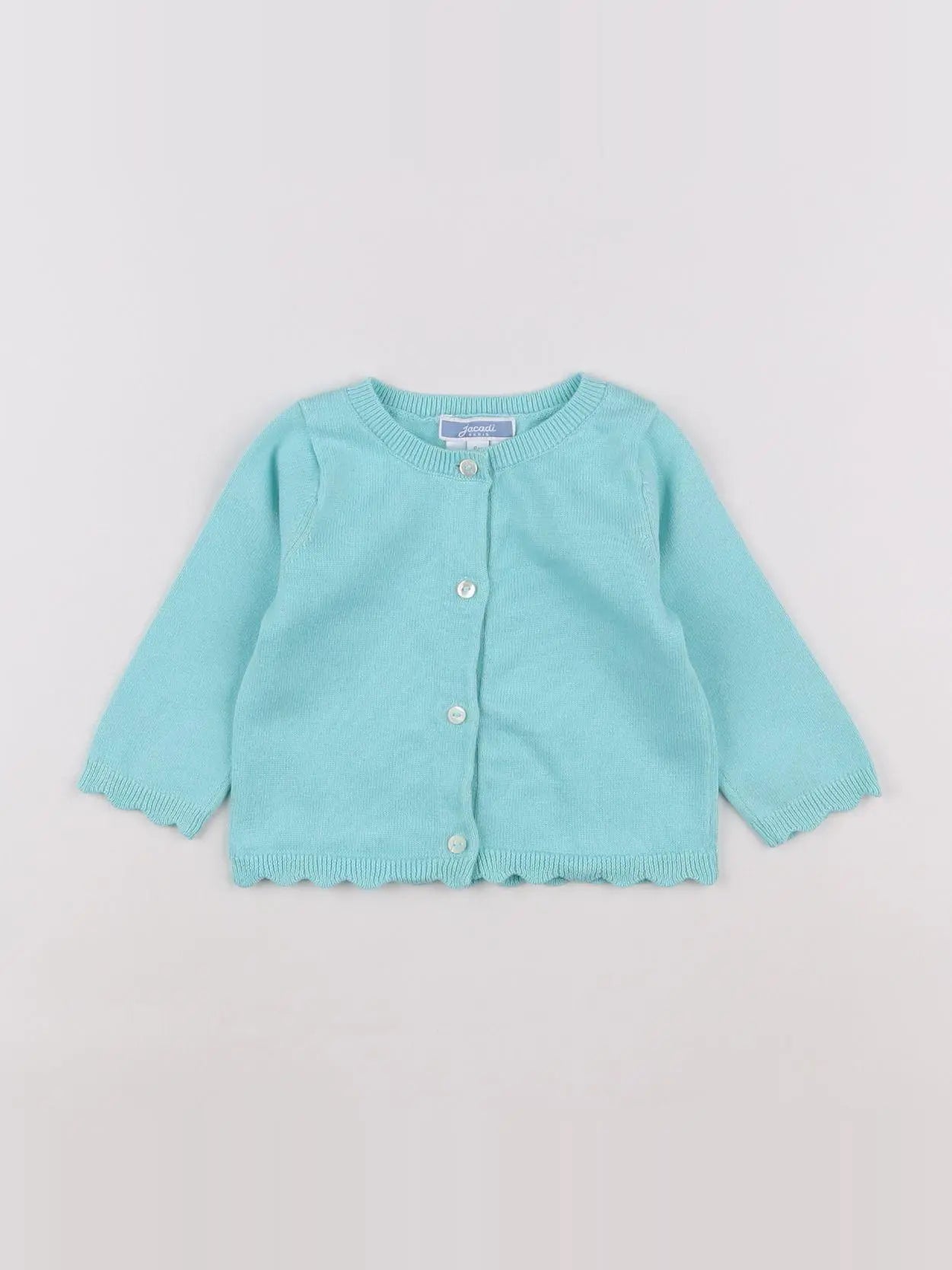 Jacadi - gilet bleu - 6 mois