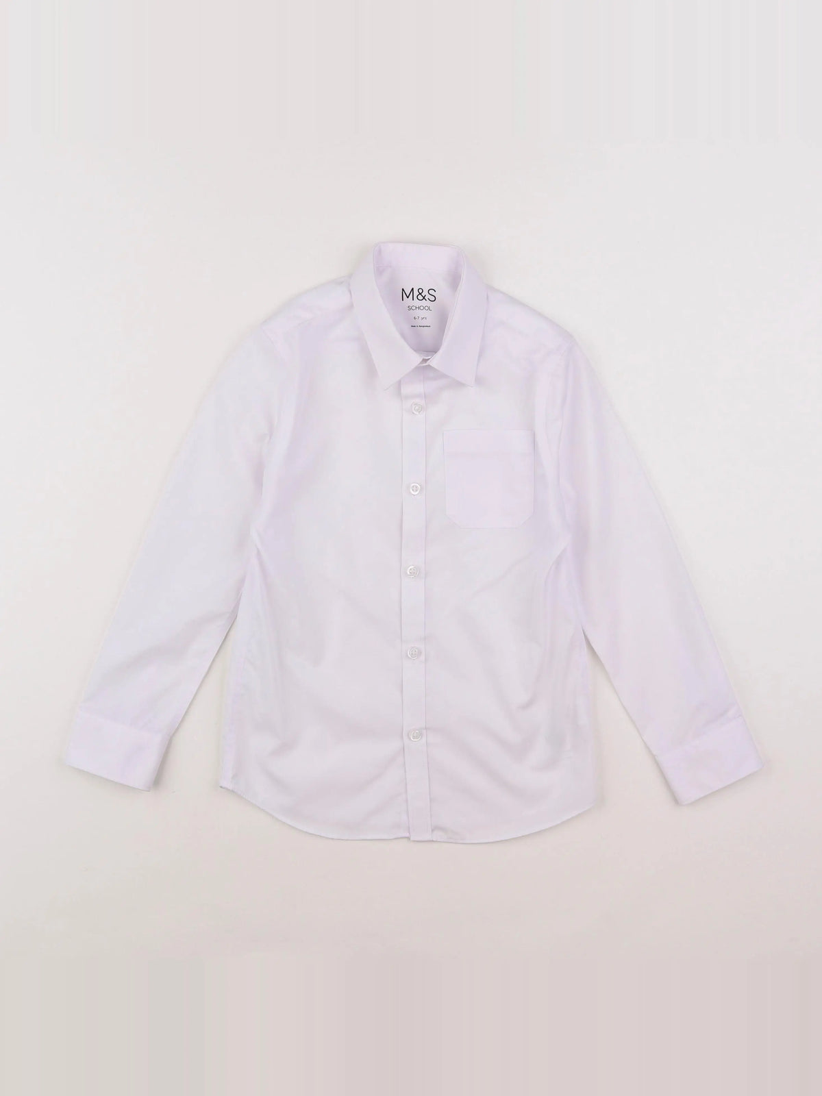 Marks & Spencer  - chemise blanc - 6/7 ans