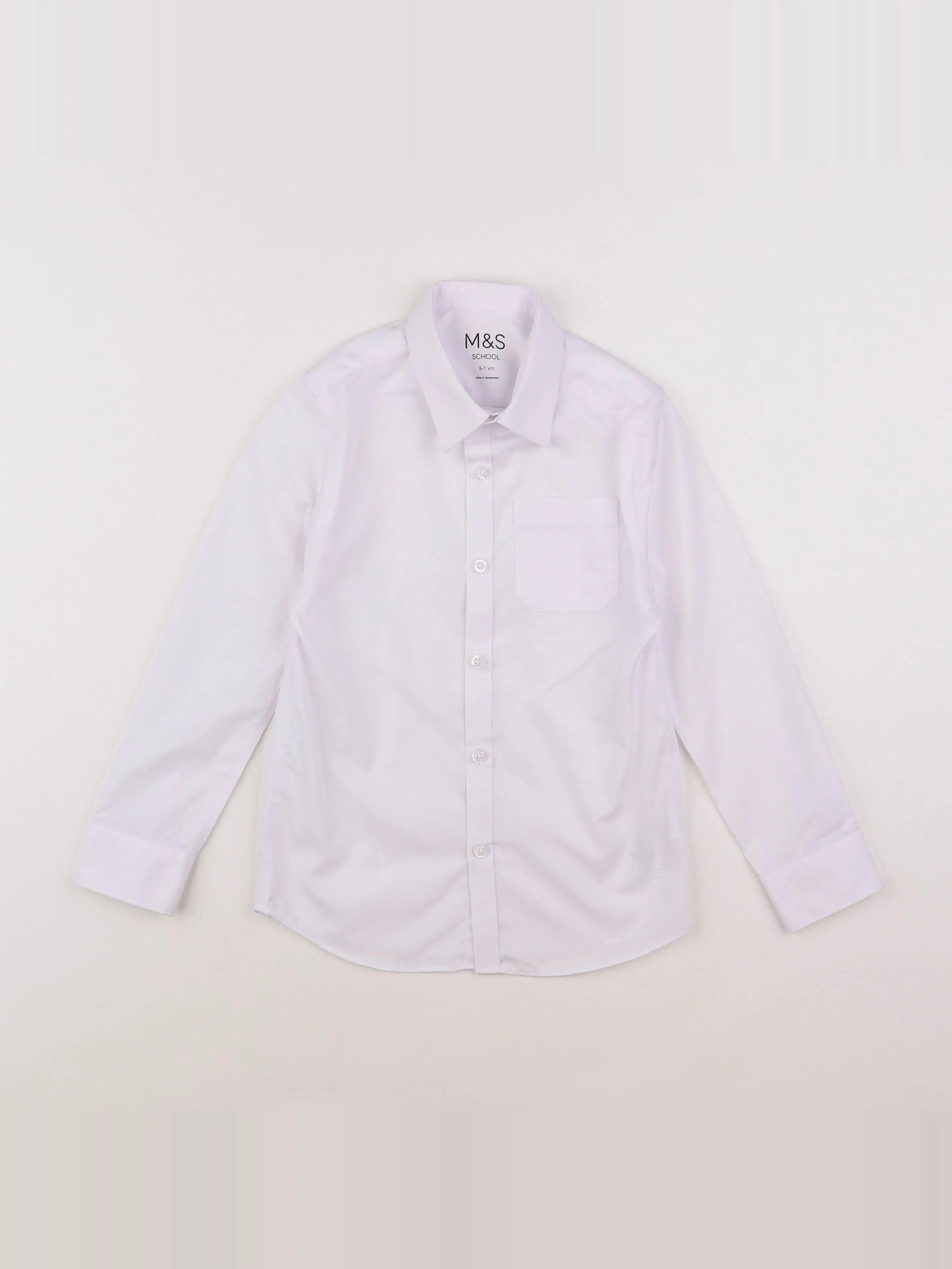 Marks & Spencer  - chemise blanc - 6/7 ans