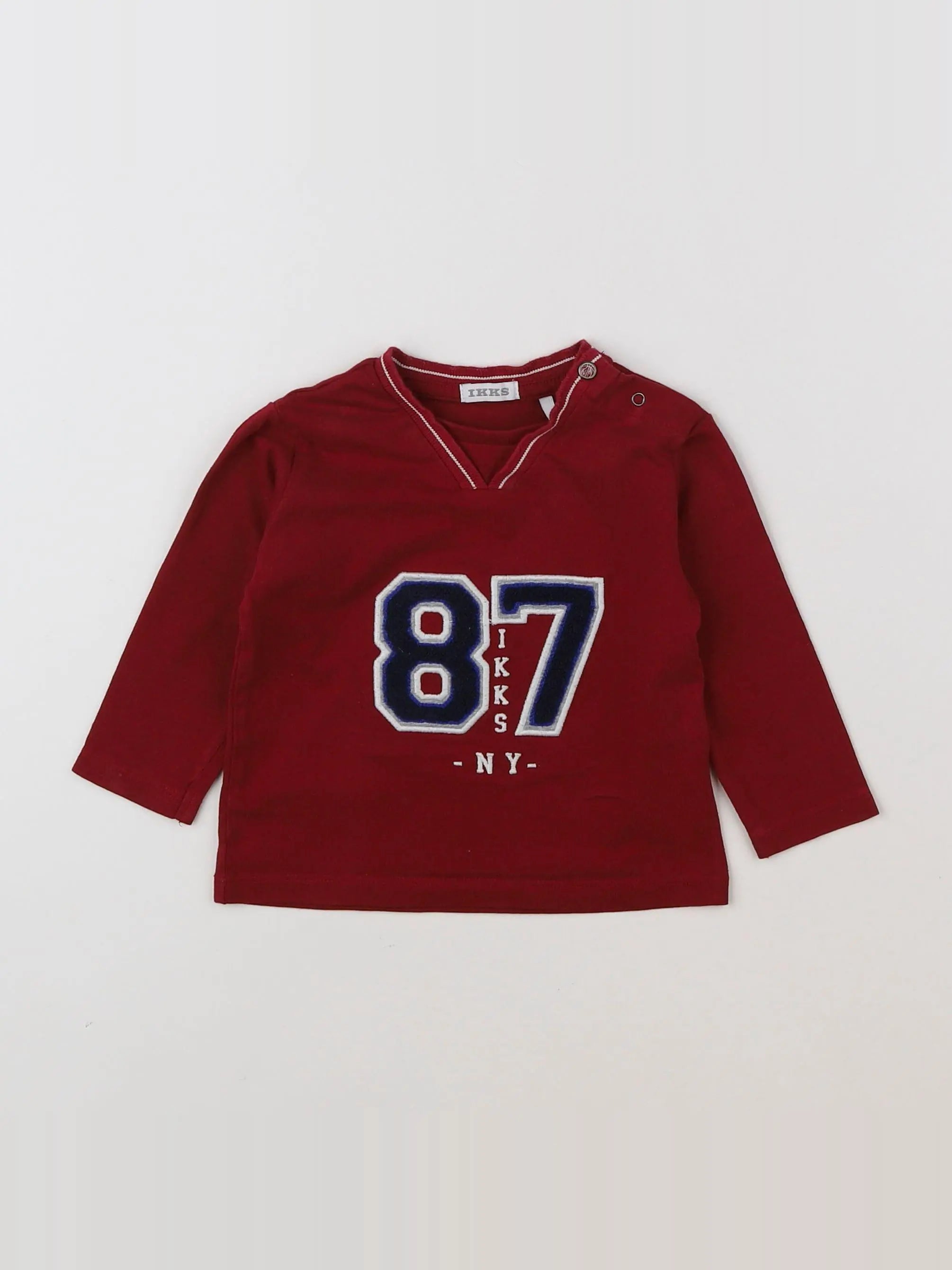IKKS - tee-shirt rouge - 6 mois