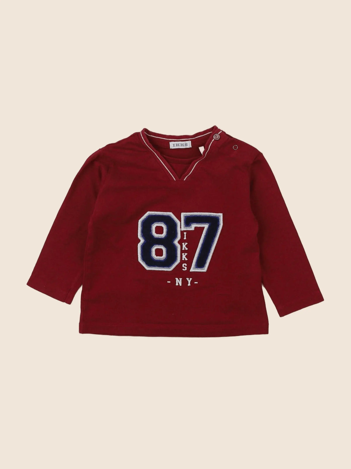 IKKS - tee-shirt rouge - 6 mois