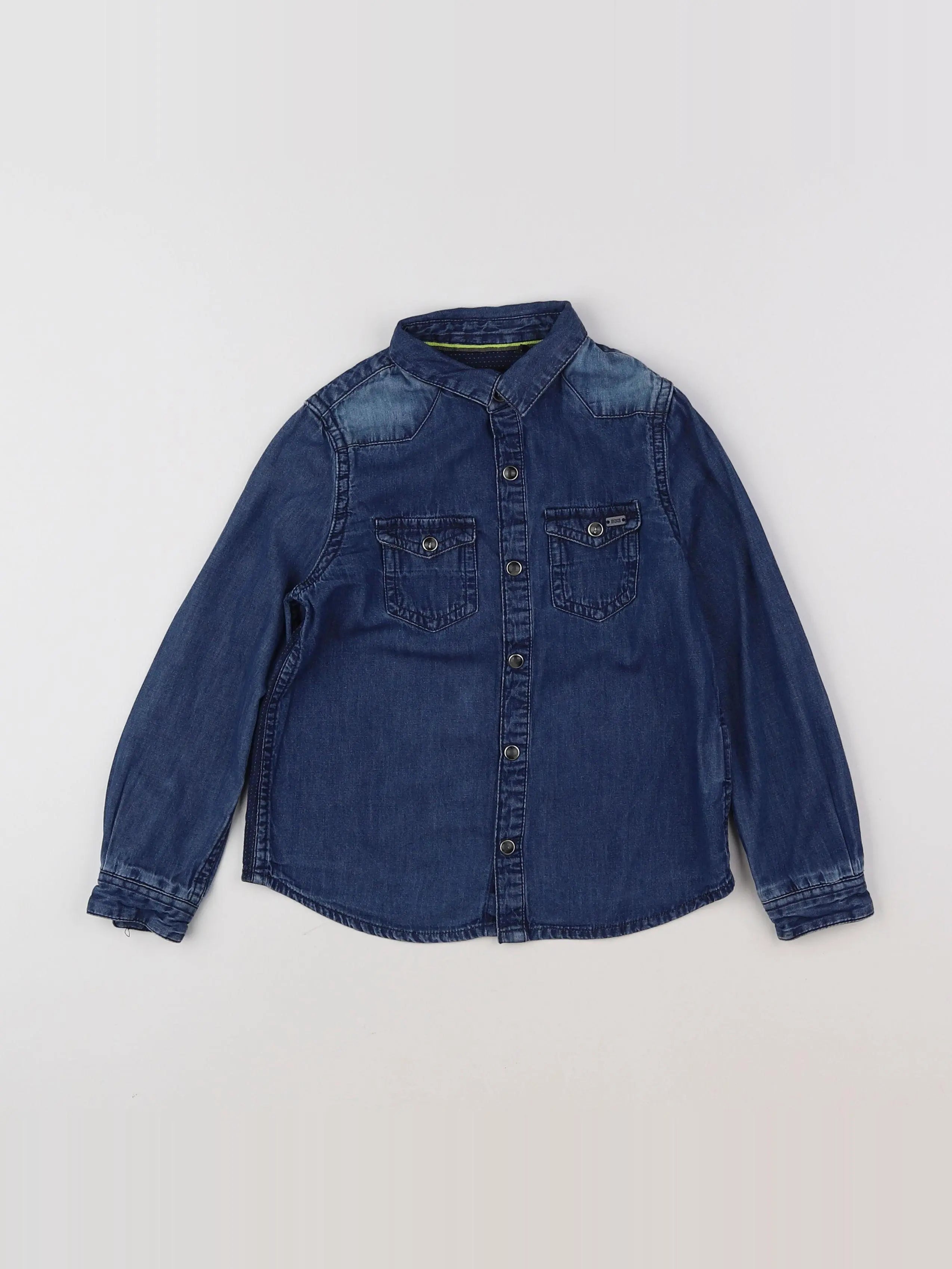 IKKS - chemise imprimé au dos bleu - 3 ans