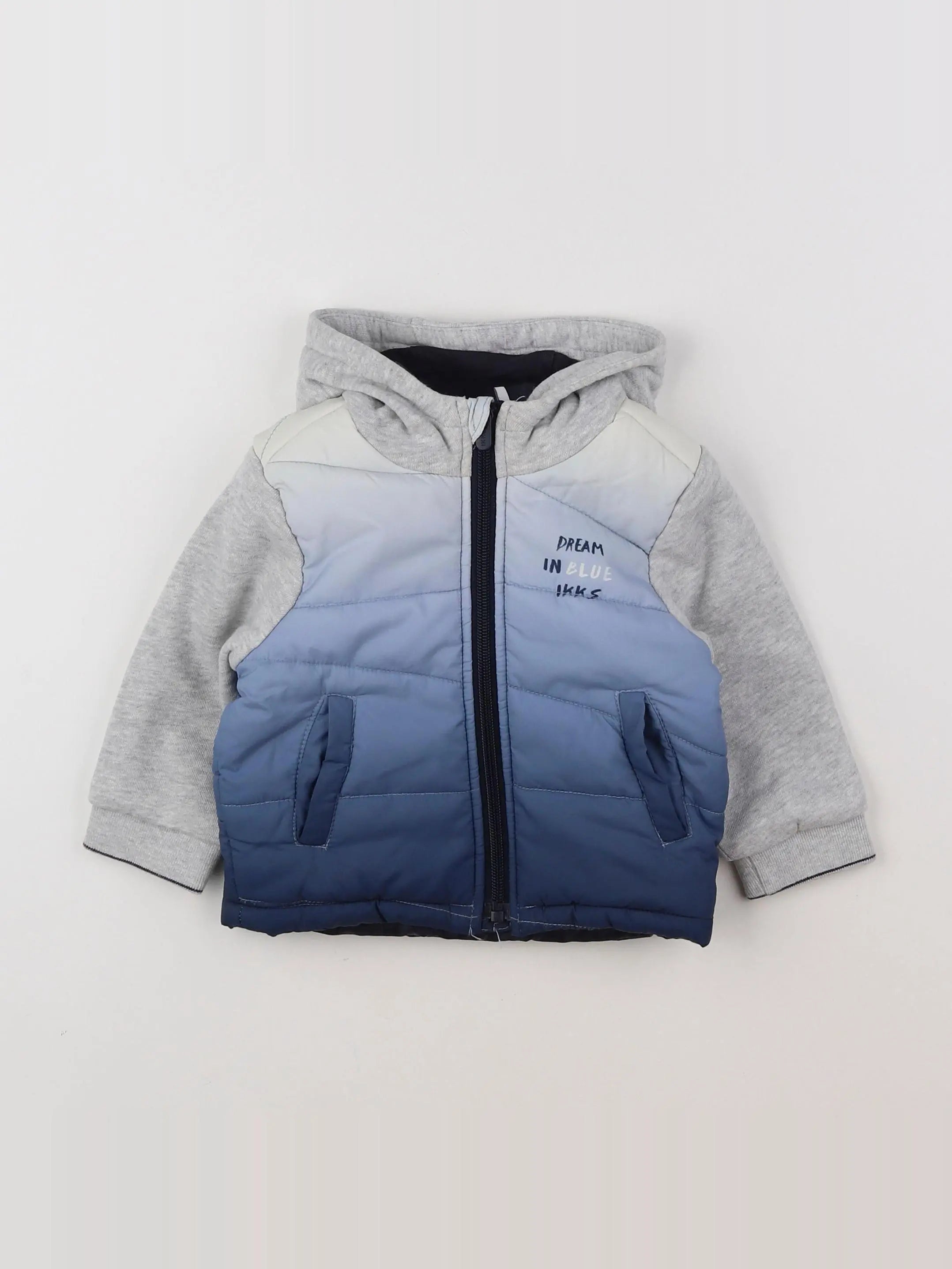 IKKS - veste gris - 12 mois