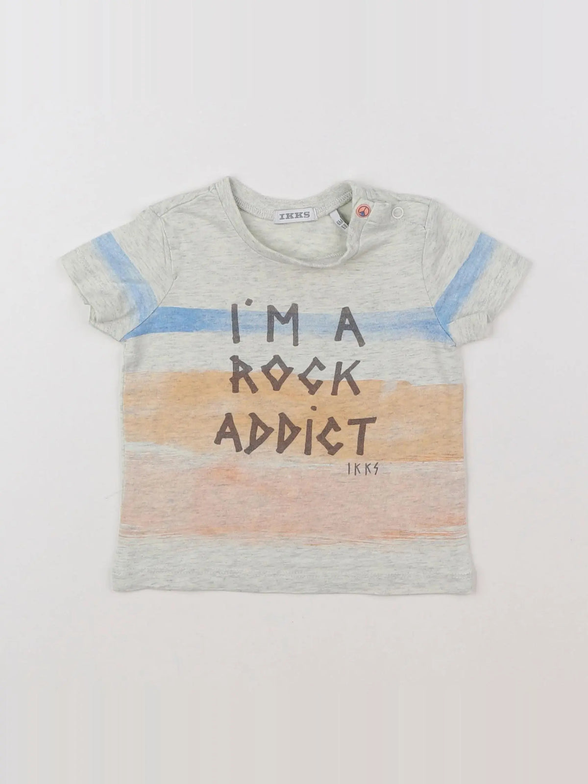 IKKS - tee-shirt multicolore - 6 mois