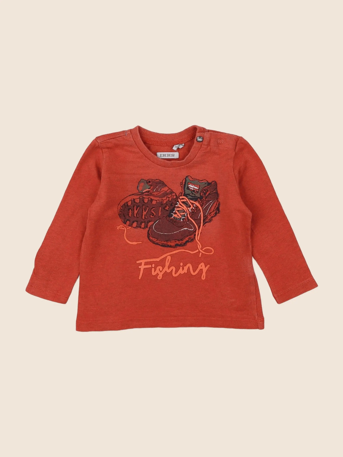 IKKS - tee-shirt orange - 6 mois