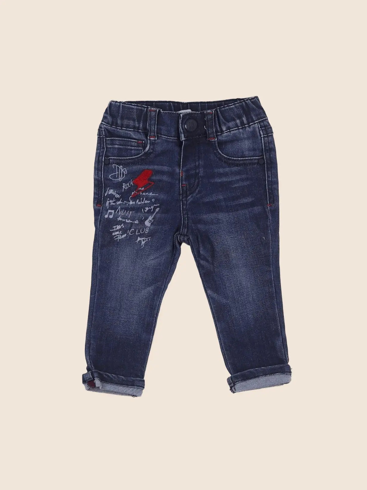 IKKS - jean bleu - 6 mois