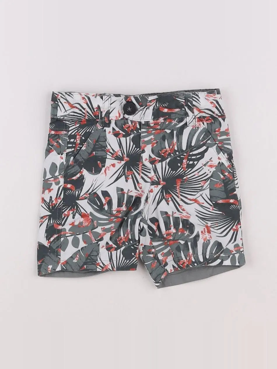 IKKS - short réversible multicolore - 6 mois