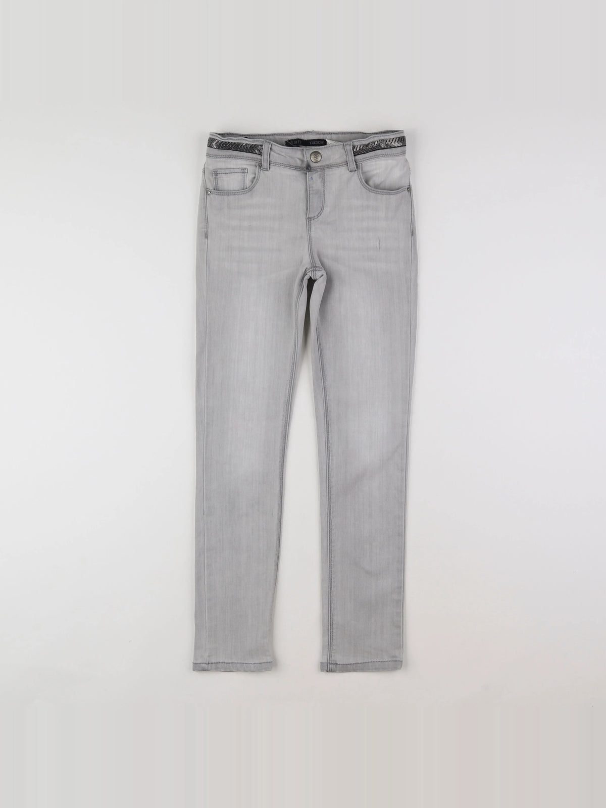 IKKS - jean gris - 10 ans