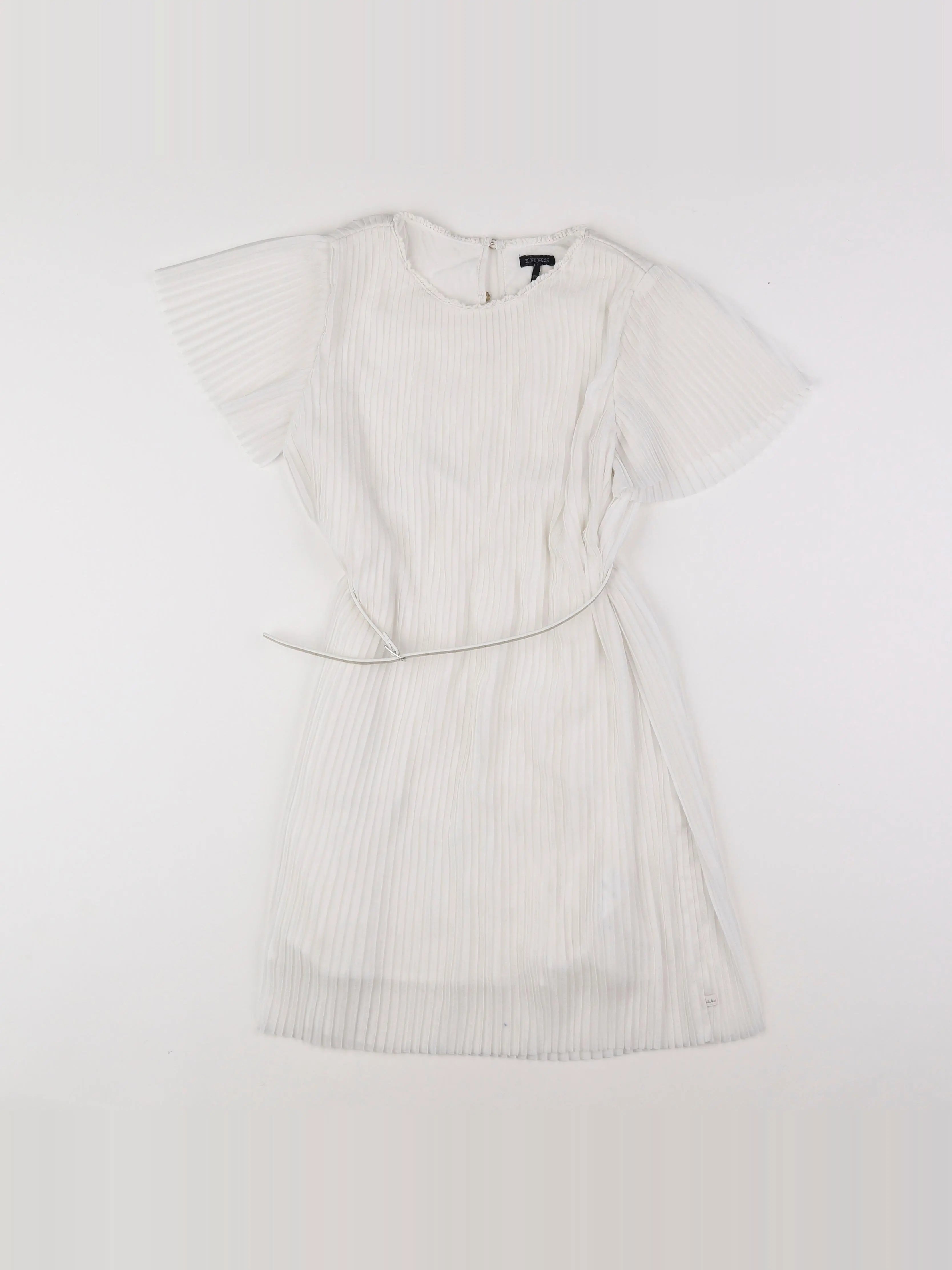 IKKS - robe blanc - 10 ans