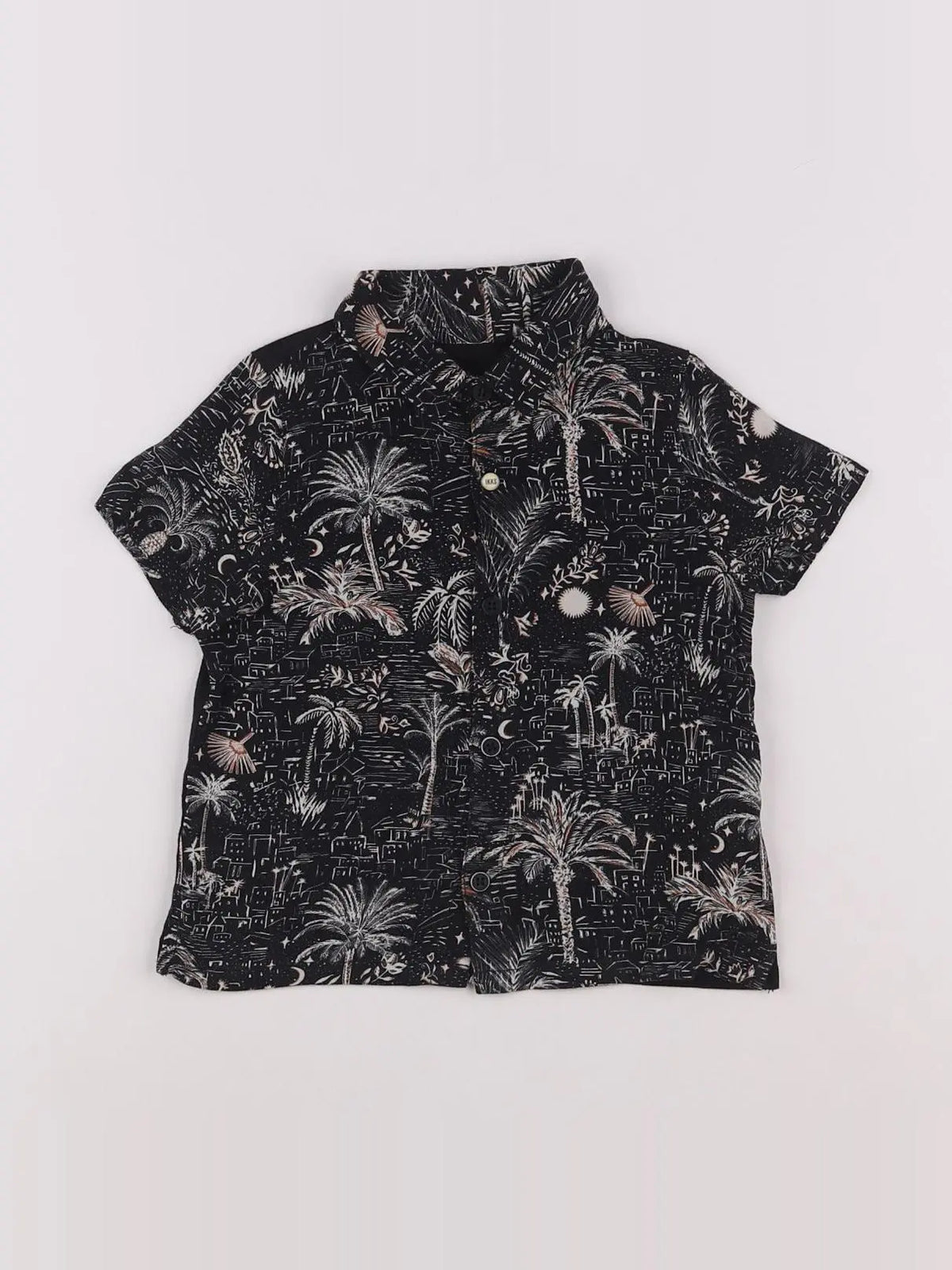 IKKS - chemise noir - 12 mois