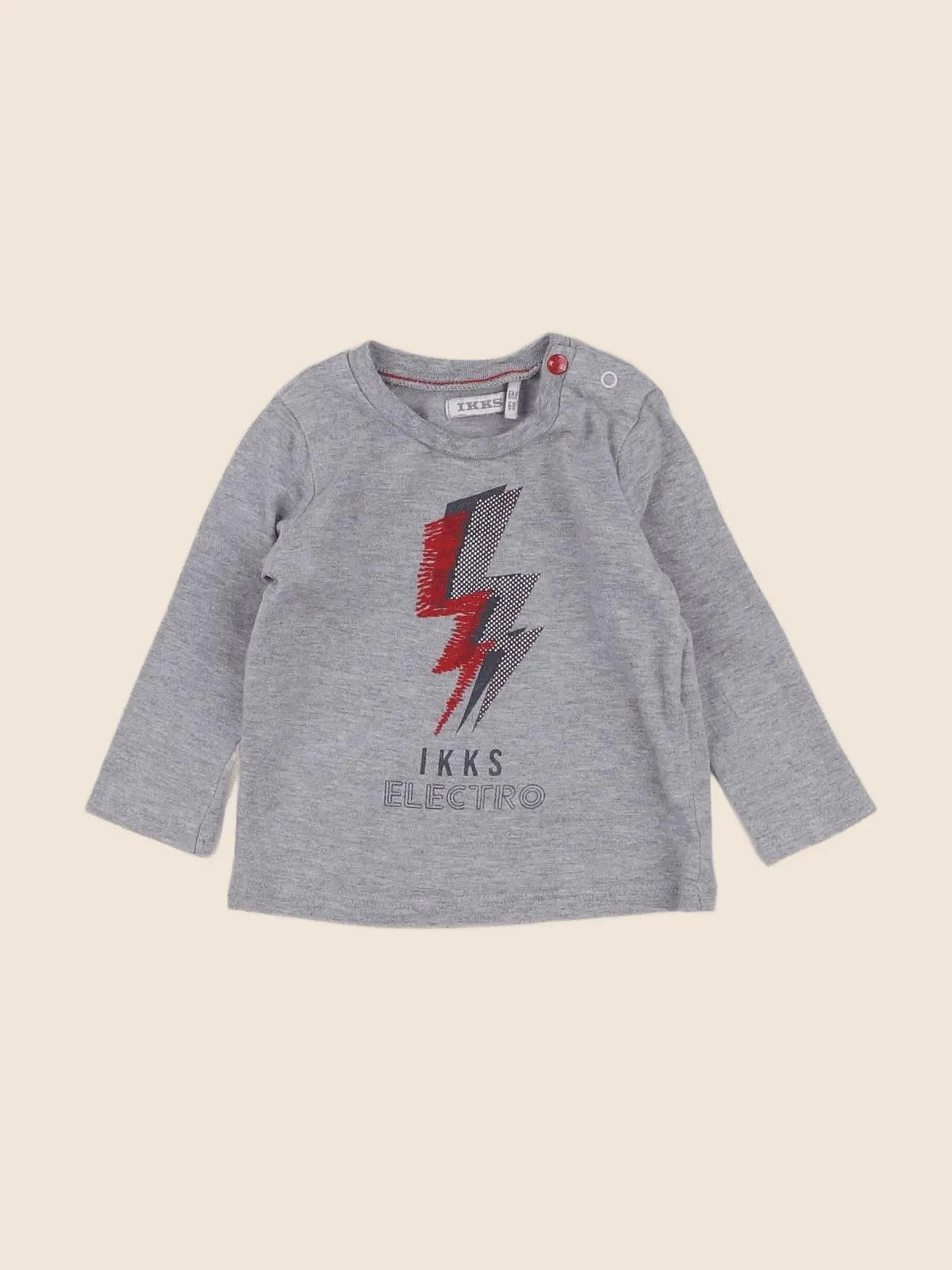 IKKS - tee-shirt gris - 6 mois