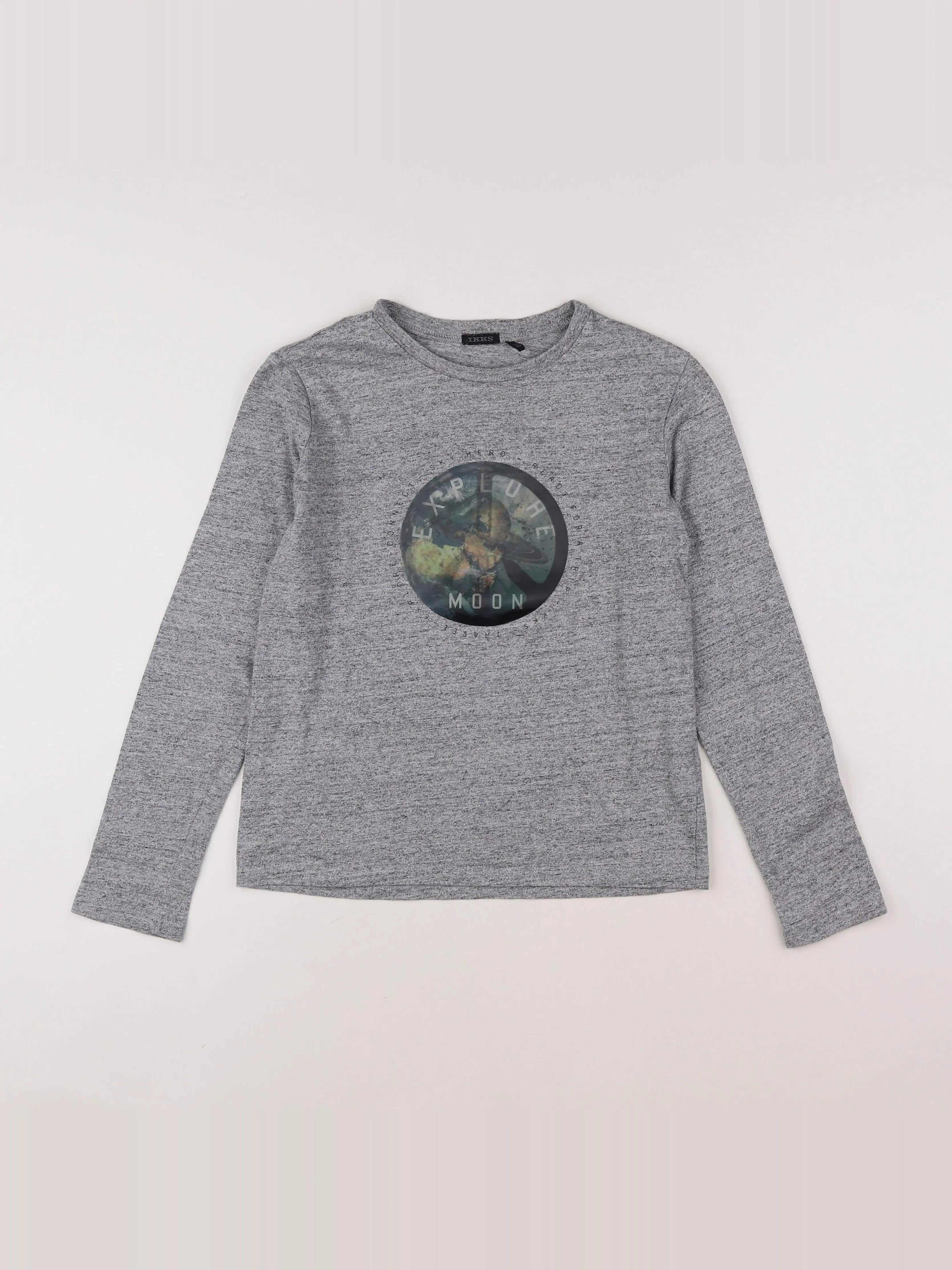IKKS - tee-shirt gris - 12 ans