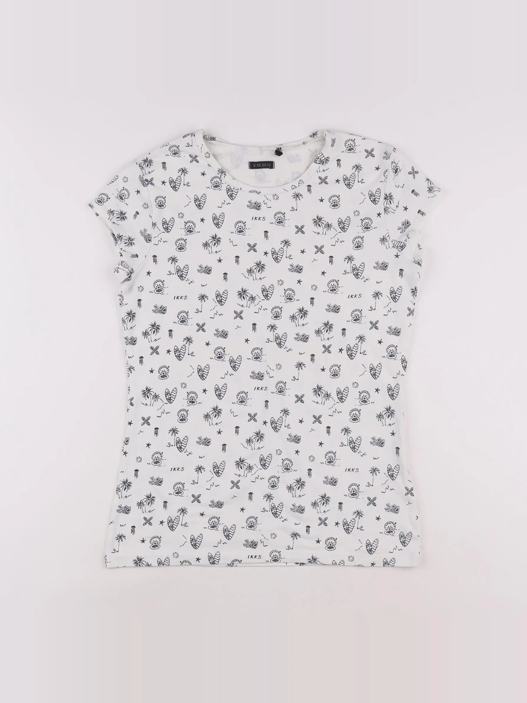 IKKS - tee-shirt blanc - 12 ans