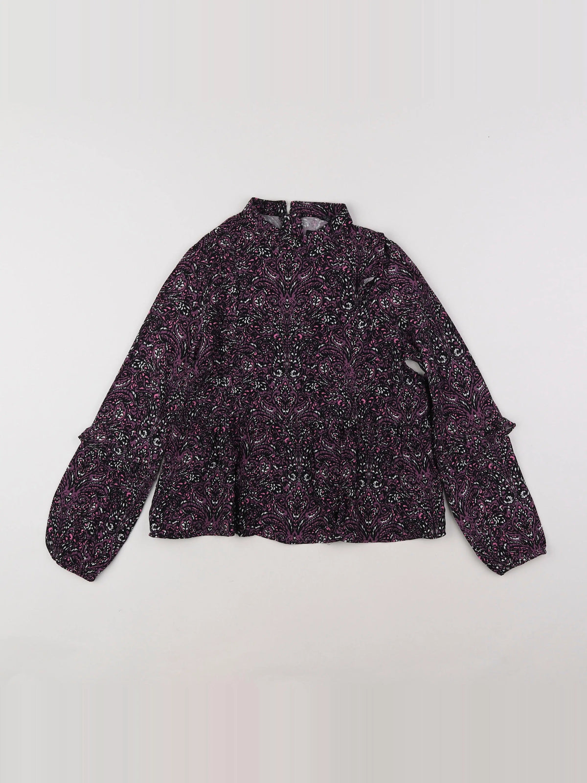 IKKS - blouse violet - 10 ans
