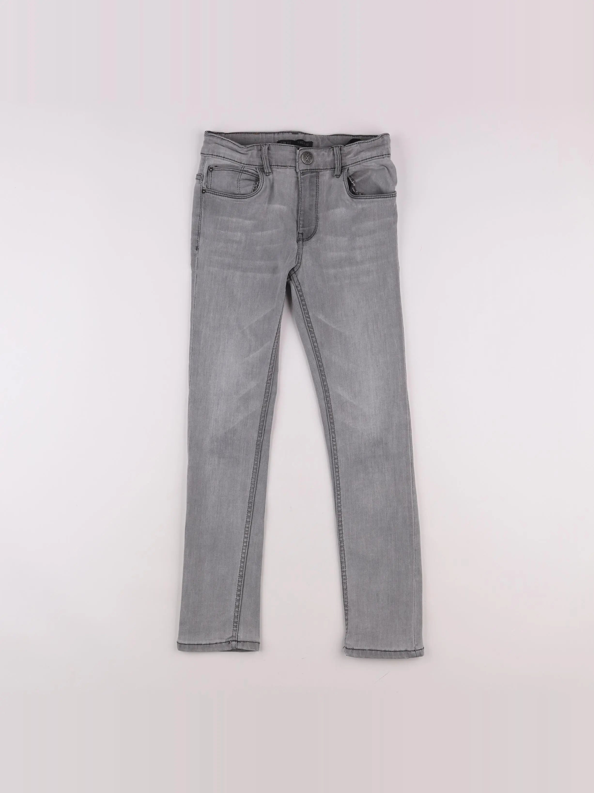 IKKS - jean gris - 10 ans